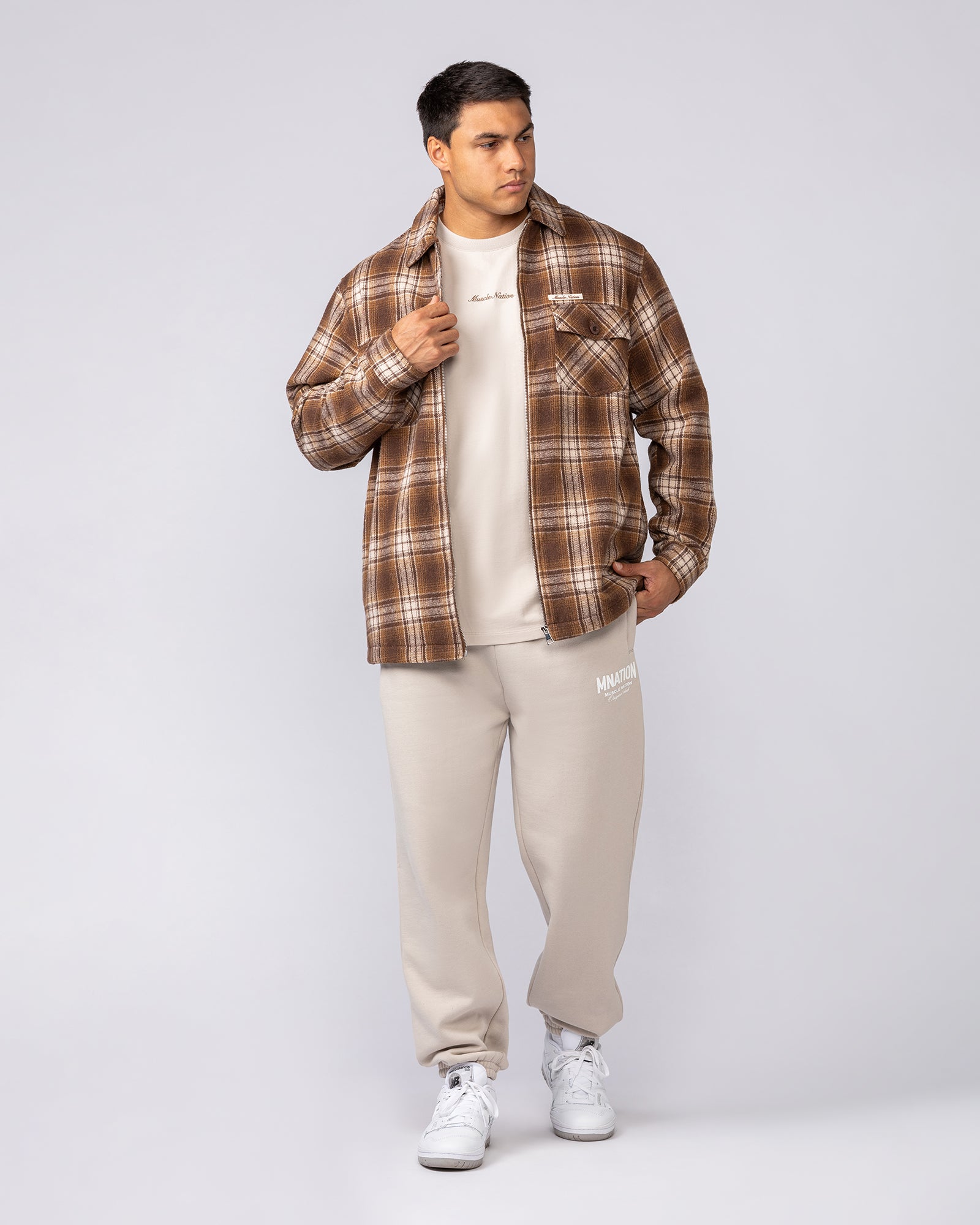 Oversized Shacket - Plaid-Jackets-XS-032518PLD-XS-MNAPPRL44597-8-Muscle Nation