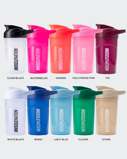 500ml MN Shaker-Accessories-Clear / Black-MNAPPRL22496CLR-ONE-MNAPPRL22496-1-Muscle Nation
