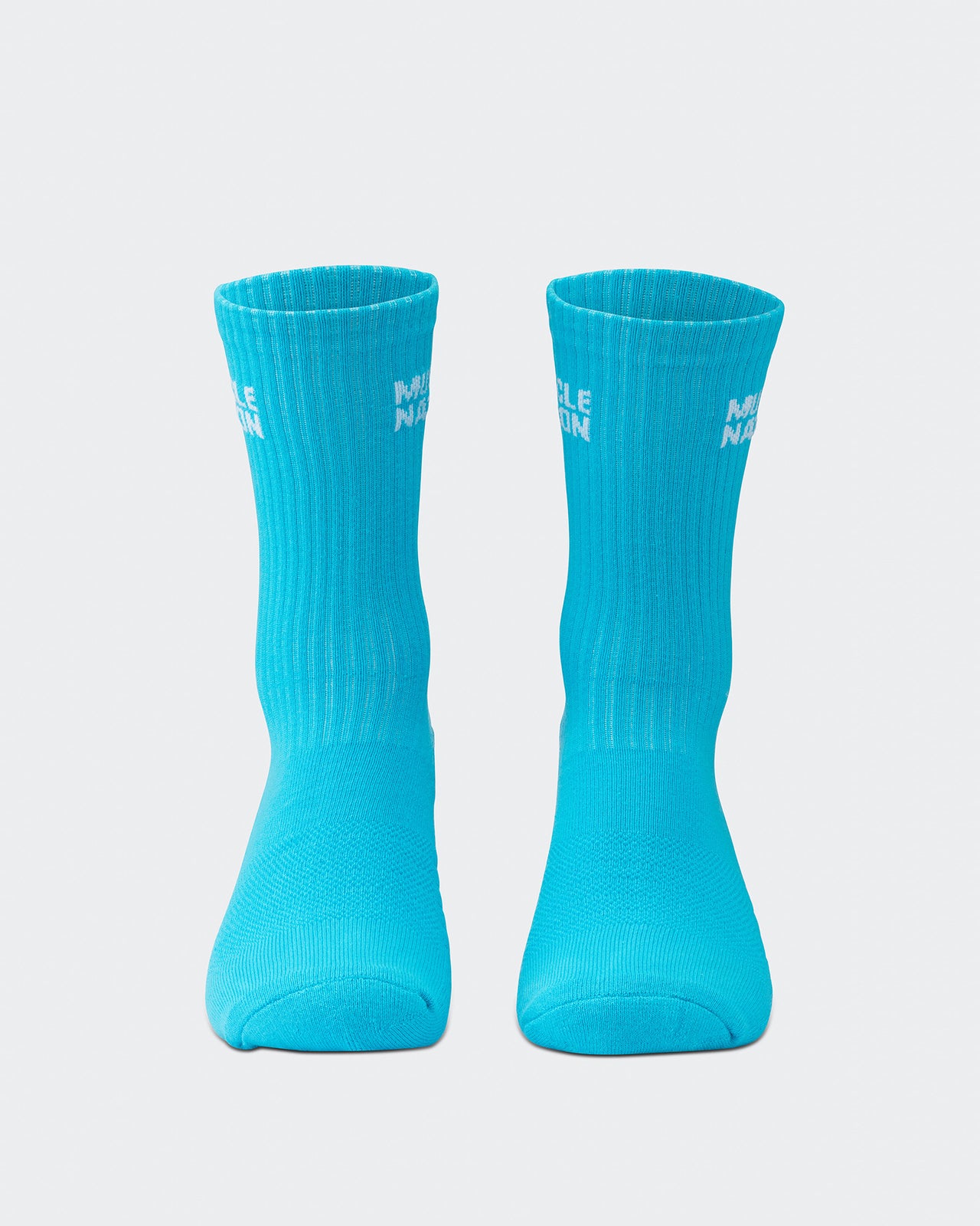 Mens Essential Crew Socks (3x Pack) - Navy / Hawaiian Blue / Off White-Socks-Navy / Hawaiian Blue / Off White-AC112336NVYHAWABLUWHT-ONE-MNAPPRL26513-7-Muscle Nation