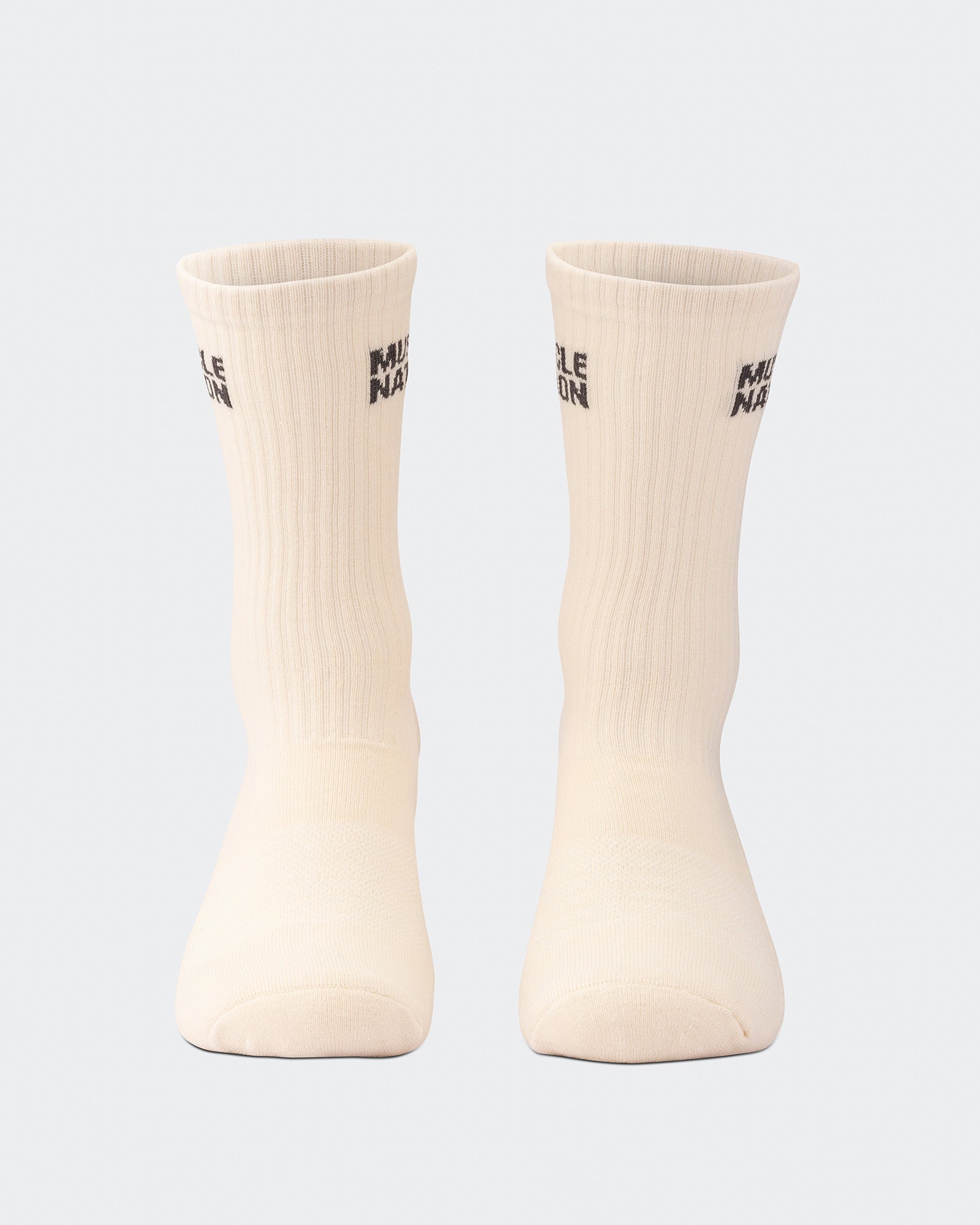 Mens Essential Crew Socks (2x Pack) - Charcoal / Dew-Socks-Charcoal / Dew-AC092311CHARCDEW-ONE-MNAPPRL26521-4-Muscle Nation