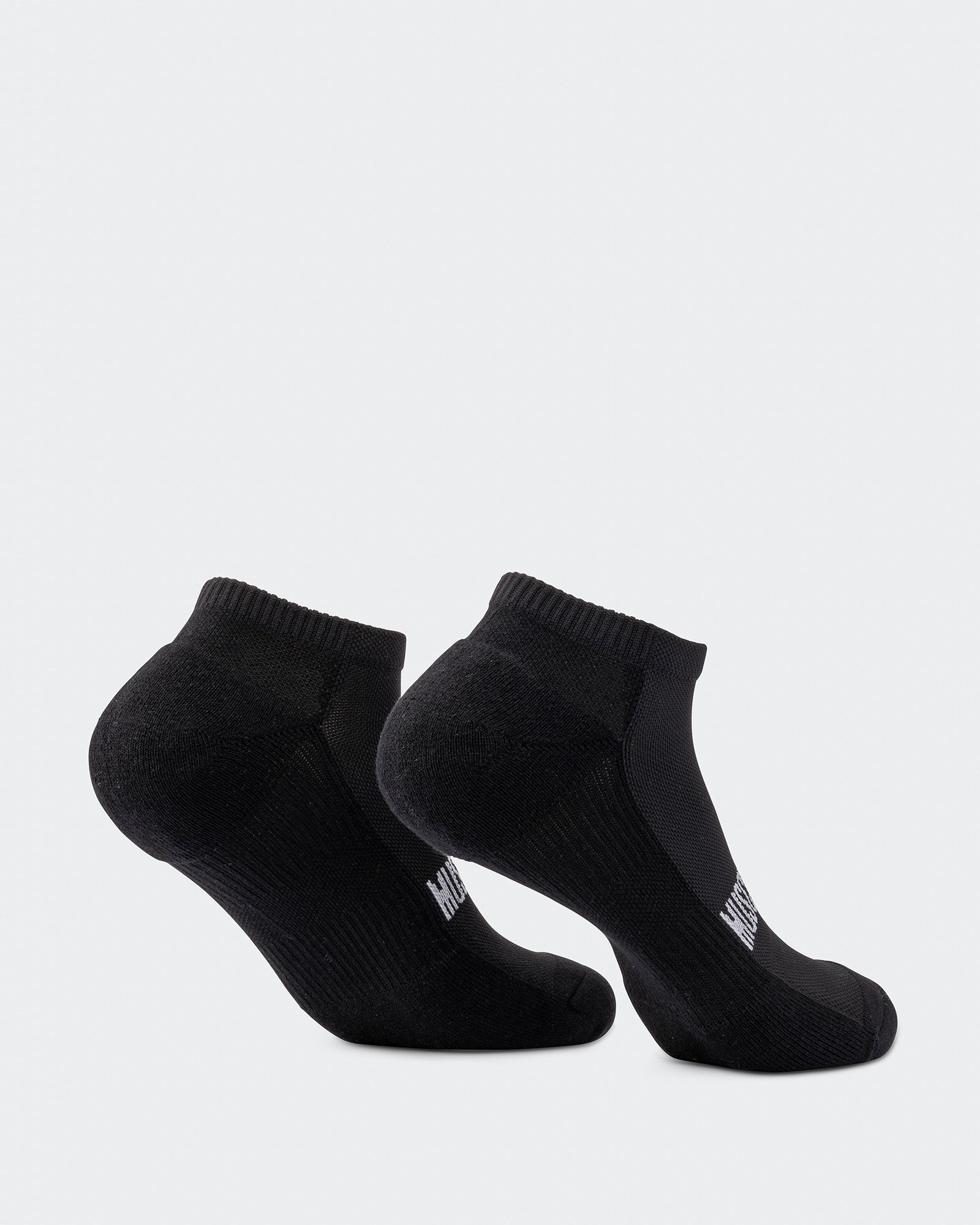 Mens Ankle Socks (2X Pack) - Black-Socks-ACC1125237BLK-MNAPPRL47954-3-Muscle Nation