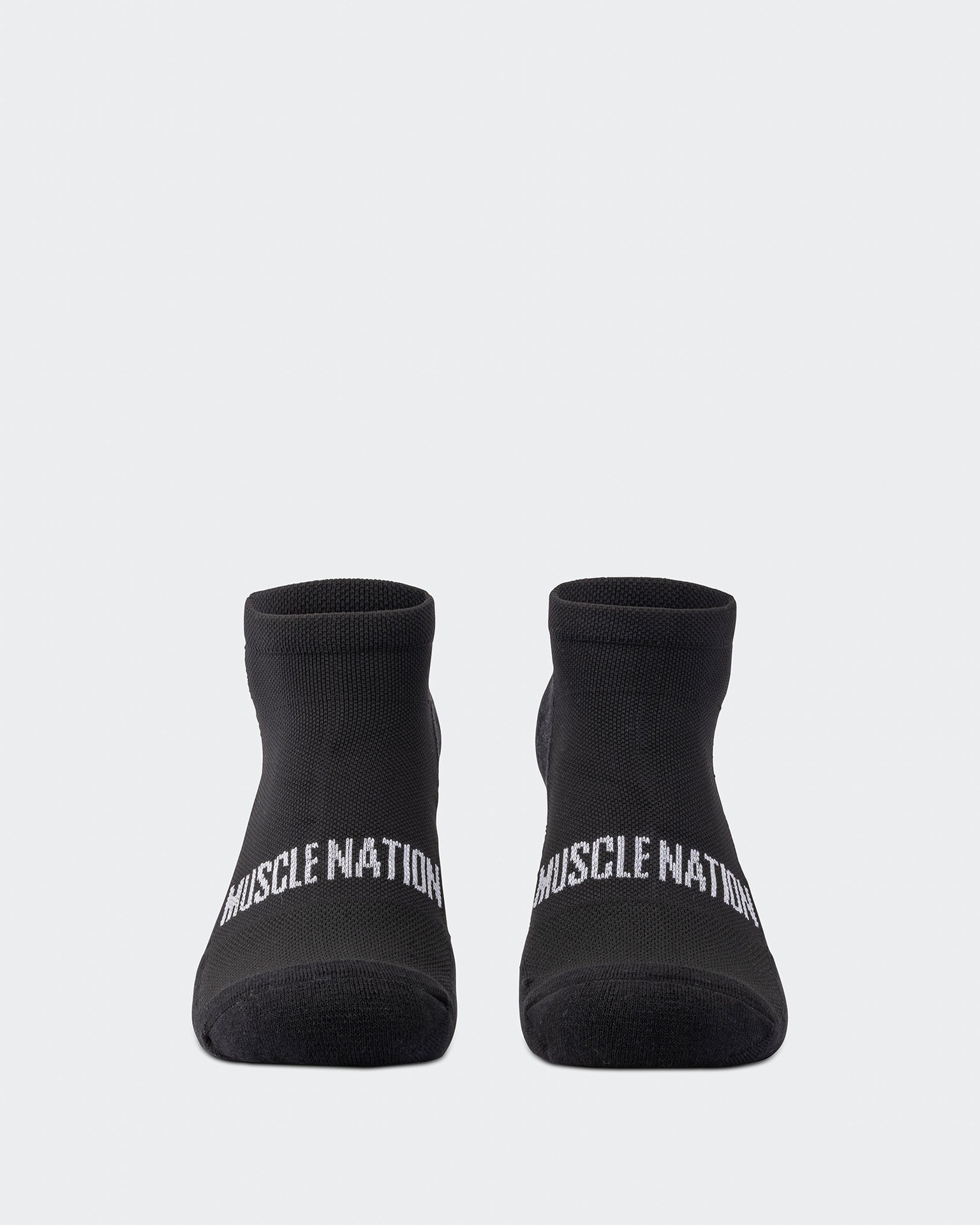 Mens Ankle Socks (2X Pack) - Black-Socks-ACC1125237BLK-MNAPPRL47954-2-Muscle Nation