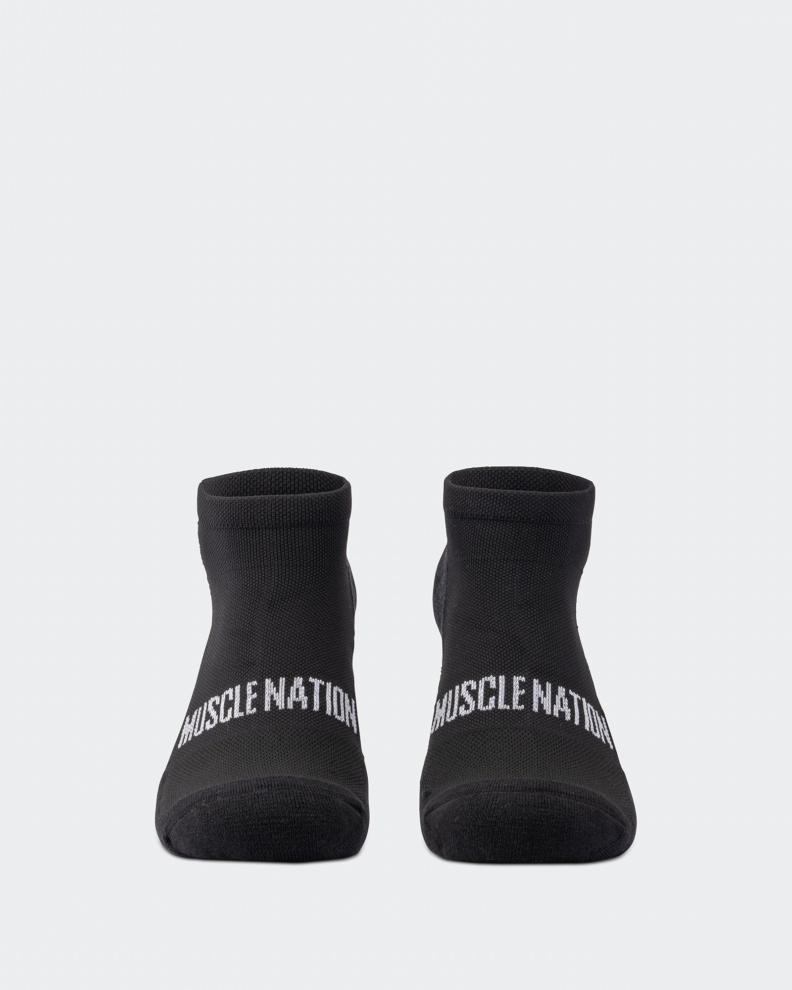 Mens Ankle Socks (2X Pack) - Black-Socks-ACC1125237BLK-MNAPPRL47954-2-Muscle Nation