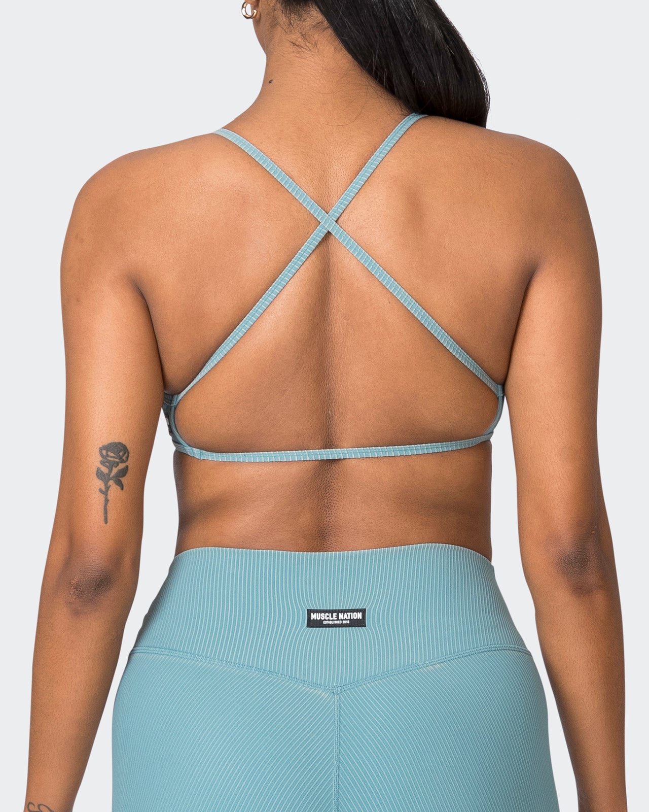 Essence Vintage Rib Bralette - Washed Harbour-Bralettes-XS-072323WSHHRB-XS-MNAPPRL25893-7-Muscle Nation