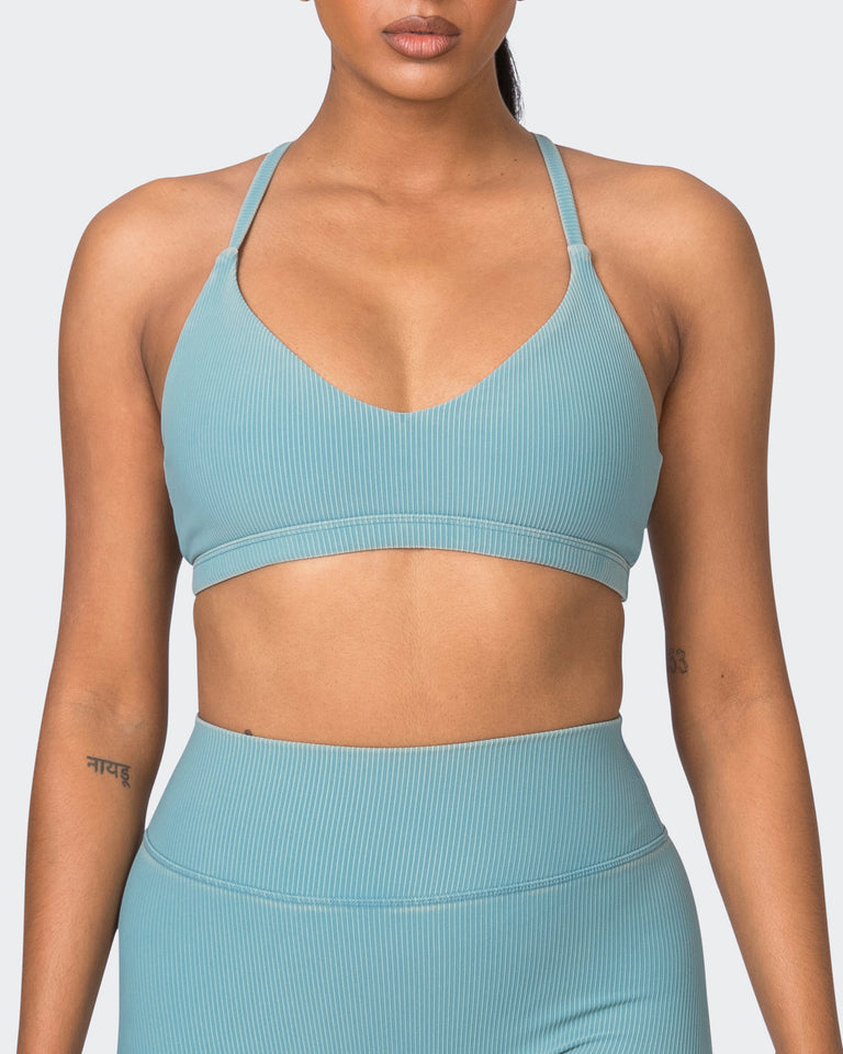 Levitate Vintage Rib Bralette - Washed Harbour-Bralettes-XS-072325WSHHRB-XS-MNAPPRL25957-2-Muscle Nation