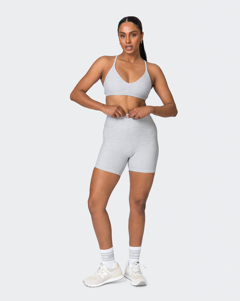 Levitate Rib Bralette - Quiet Grey Marl-Bralettes-XS-072331QTGRMRL-XS-MNAPPRL26105-7-Muscle Nation