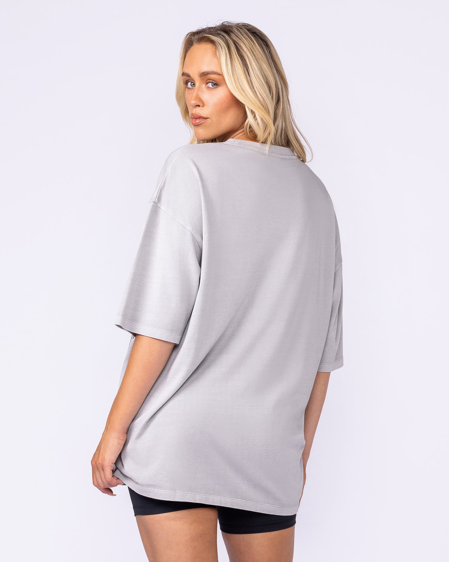 Spartan Oversized Vintage Tee - Washed Quiet Grey-T-Shirts-XS-1125182WQUTGRY-XS-MNAPPRL47729-8-Muscle Nation