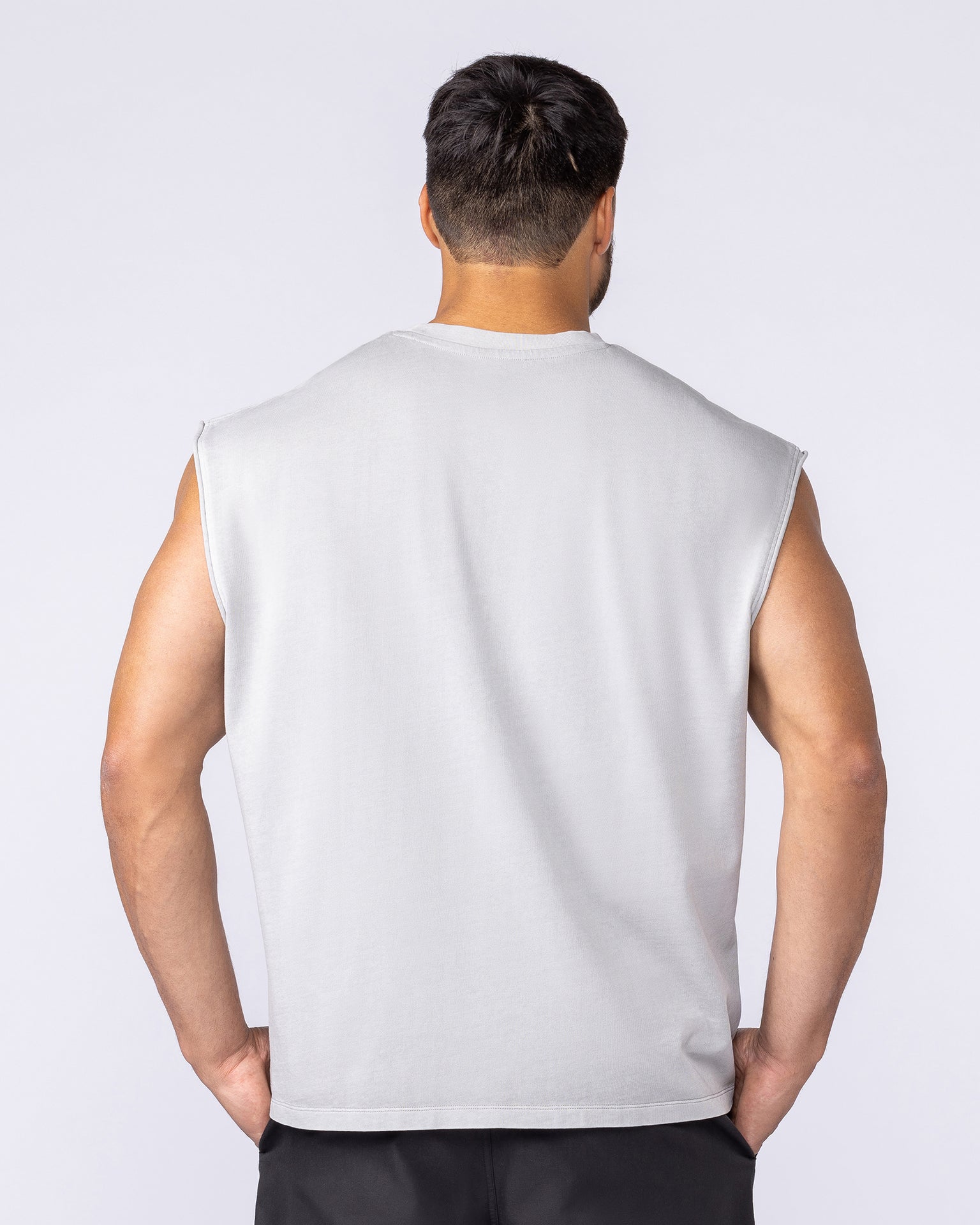 Spartan Vintage Boxy Muscle Tank - Washed Quiet Grey-Singlets & Tanks-S-1125139WQUTGRY-S-MNAPPRL47737-4-Muscle Nation