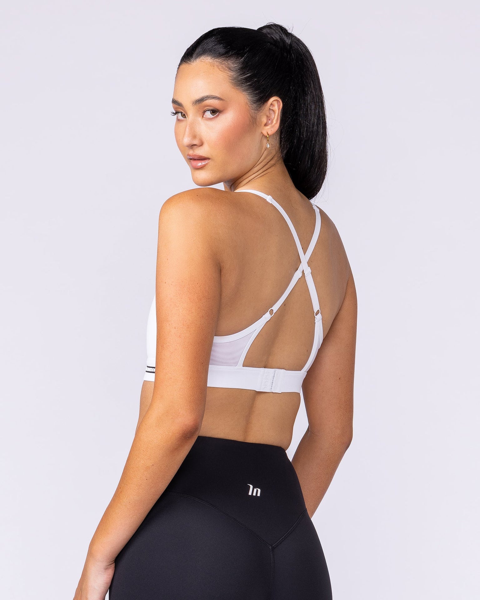 Stadium Bra - White-Sports Bras-XS-1125108WHT-XS-MNAPPRL46593-2-Muscle Nation