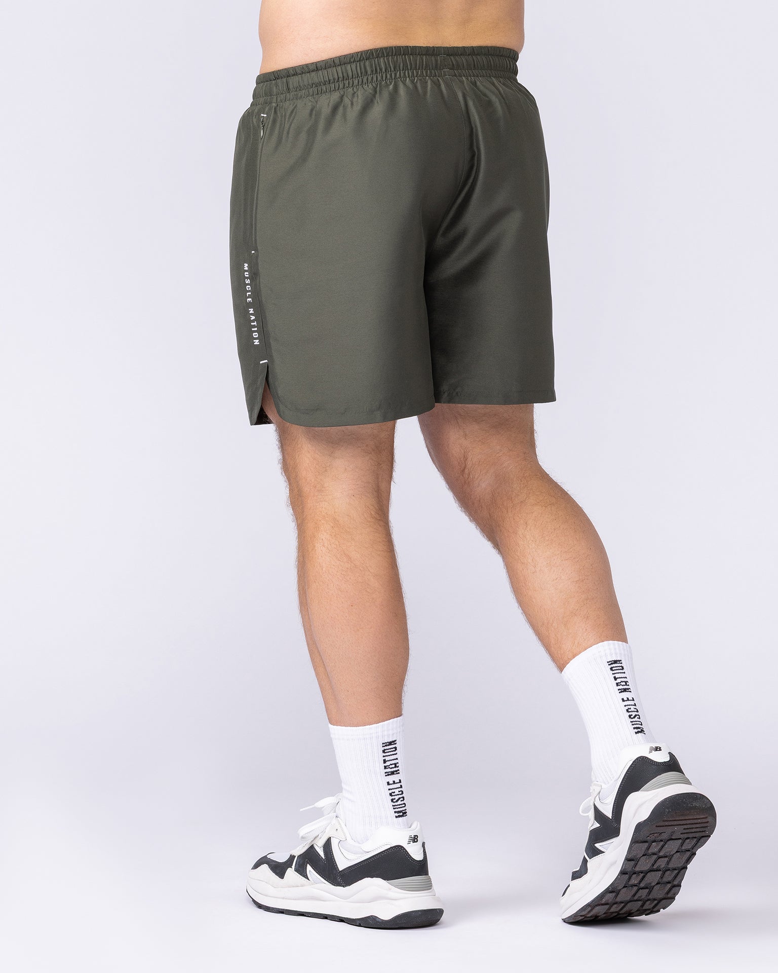 Standard Shorts - Dark Khaki-Shorts-S-1125150DKHAKI-S-MNAPPRL47758-2-Muscle Nation