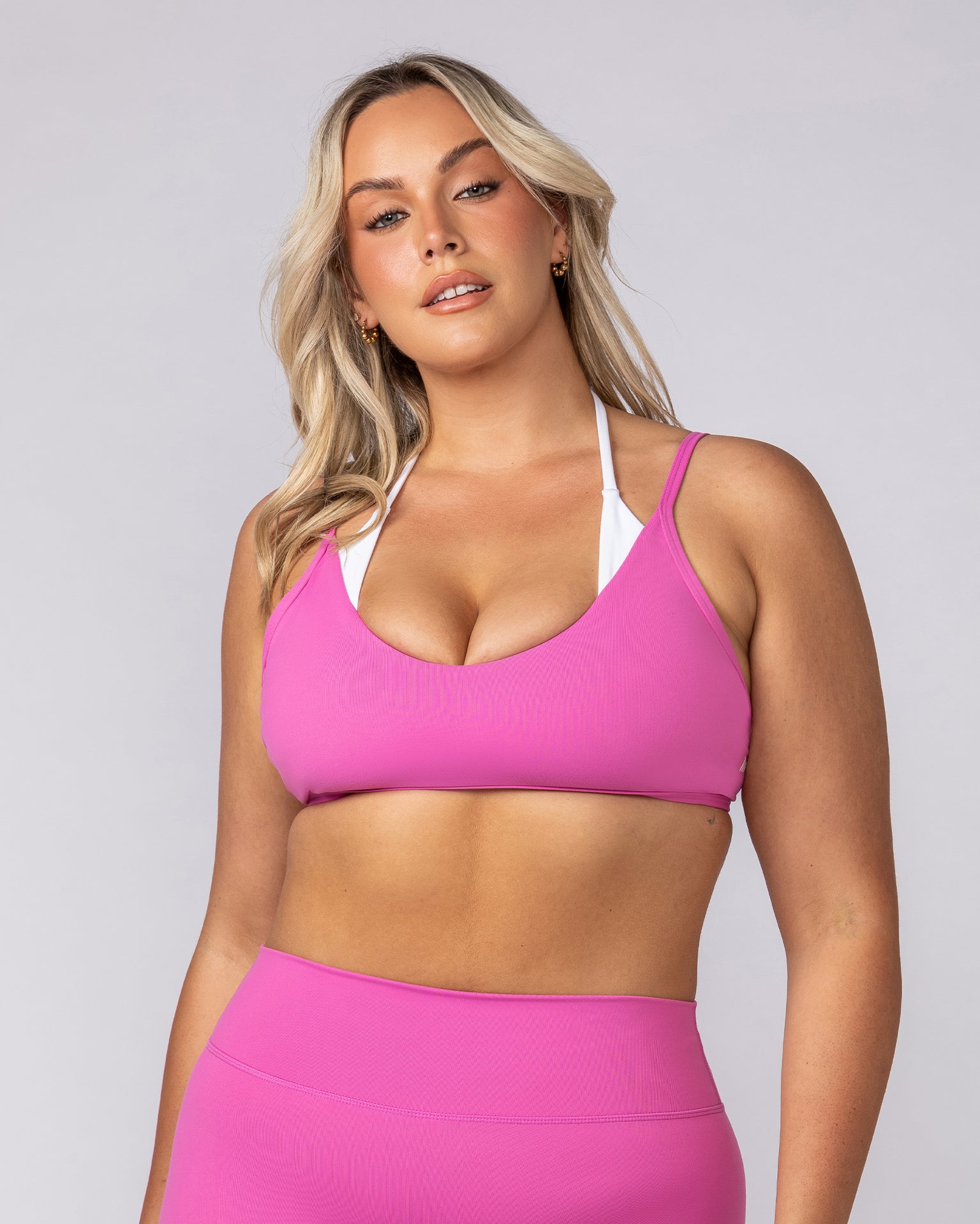 Stellar Bralette - Hibiscus-Bralettes-XXS-062504HIB-XXS-MNAPPRL42996-1-Muscle Nation