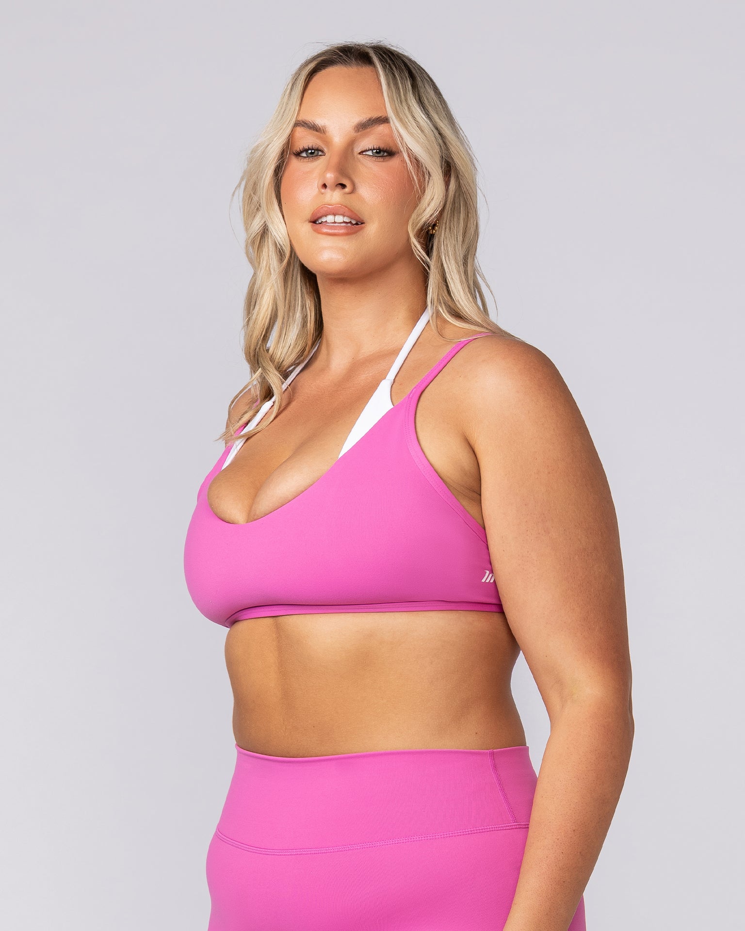Stellar Bralette - Hibiscus-Bralettes-XXS-062504HIB-XXS-MNAPPRL42996-2-Muscle Nation