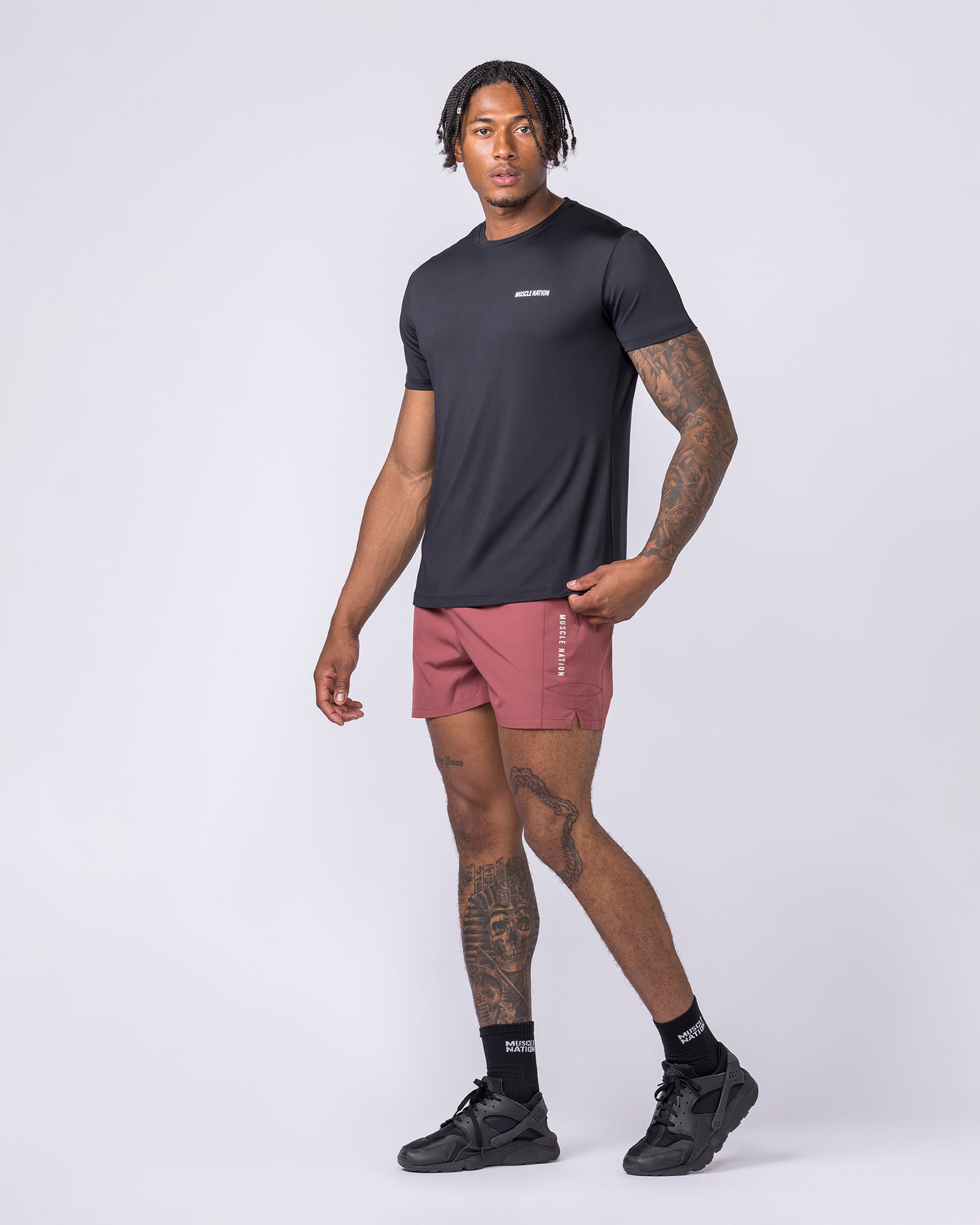 Streamline Training 3" Shorts - Rust-Shorts-S-022617RST-S-MNAPPRL48628-7-Muscle Nation