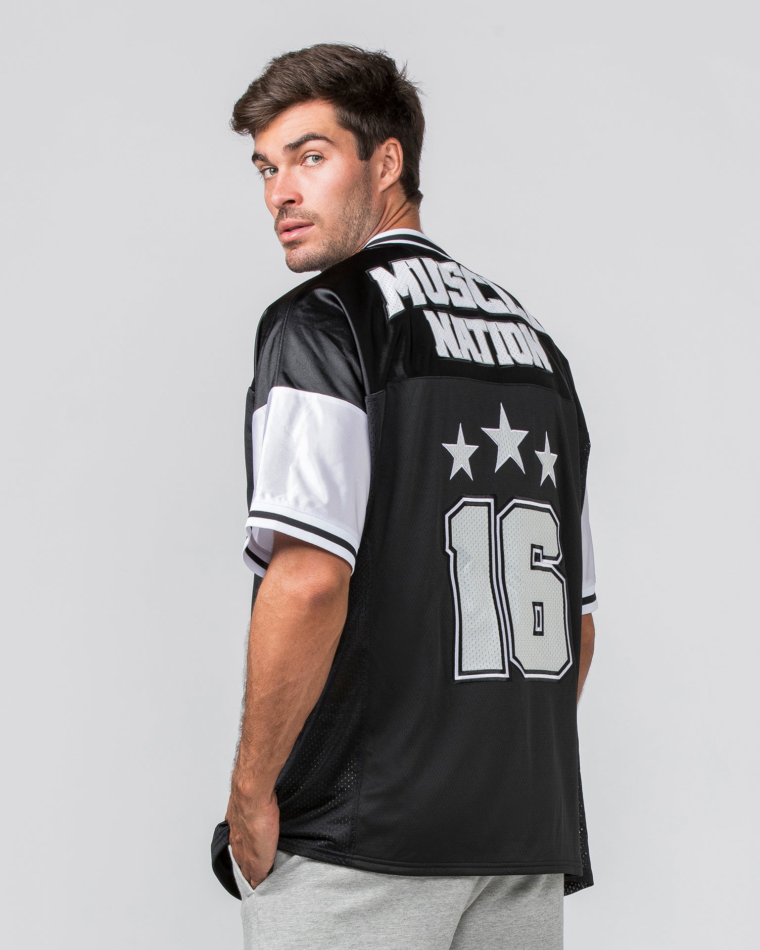 Oversized Jersey - Black-Tops-XS-022423MULTI-XS-MNAPPRL30676-4-Muscle Nation