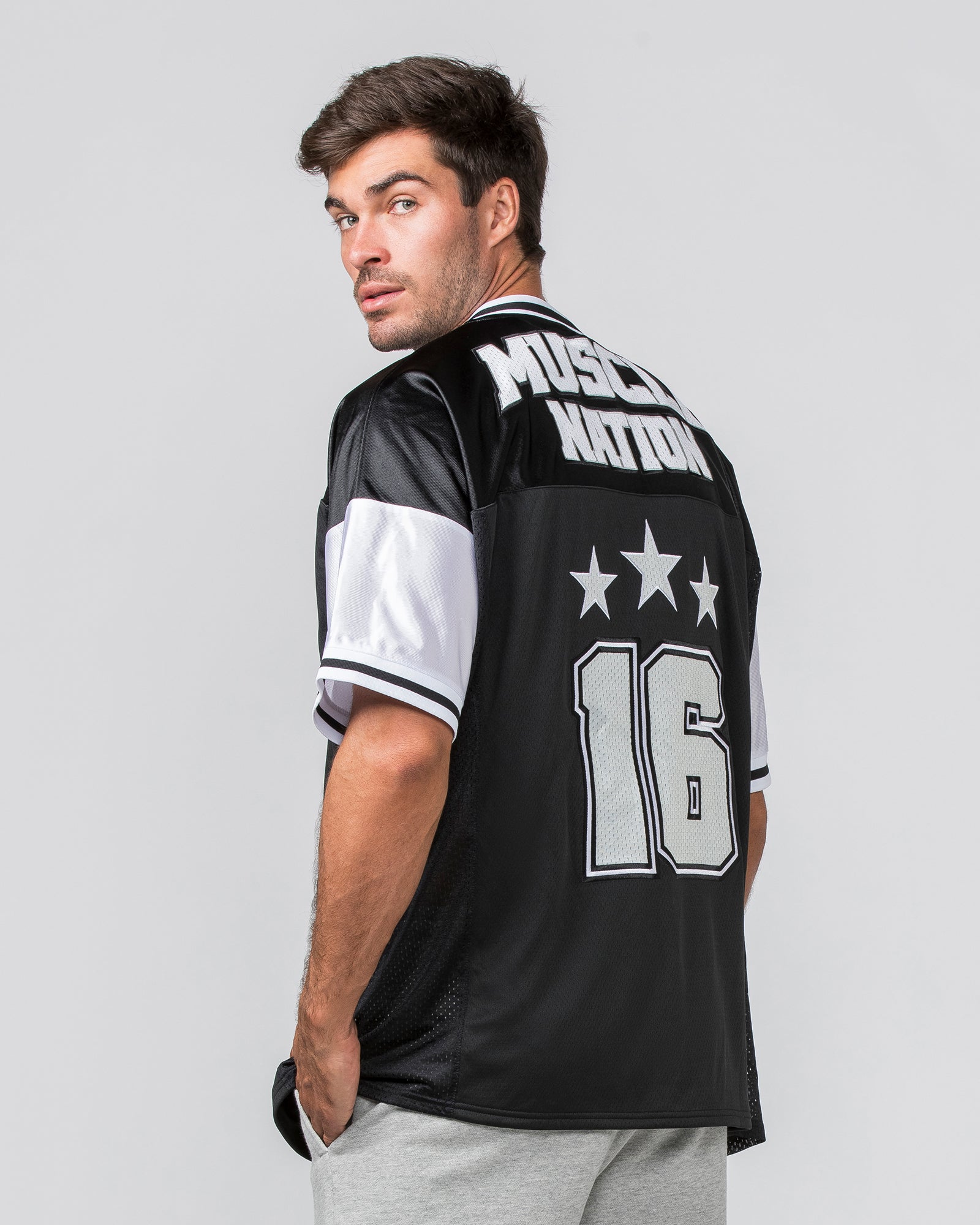 Oversized Jersey - Black-Tops-XS-022423MULTI-XS-MNAPPRL30676-4-Muscle Nation