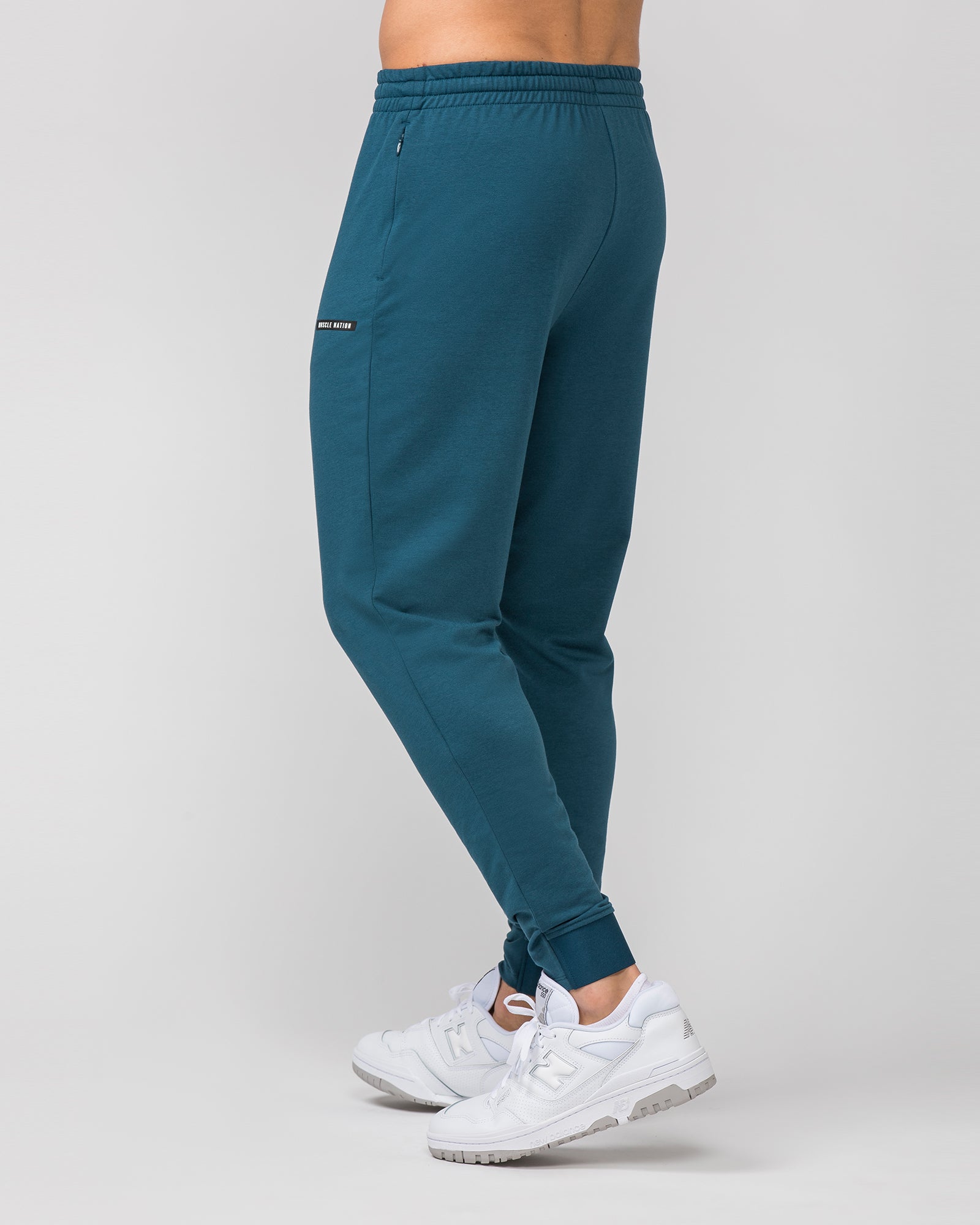 Legacy Training Tapered Jogger - Tidal Teal-Tracksuits-S-032452TIDALTEAL-S-MNAPPRL31229-4-Muscle Nation