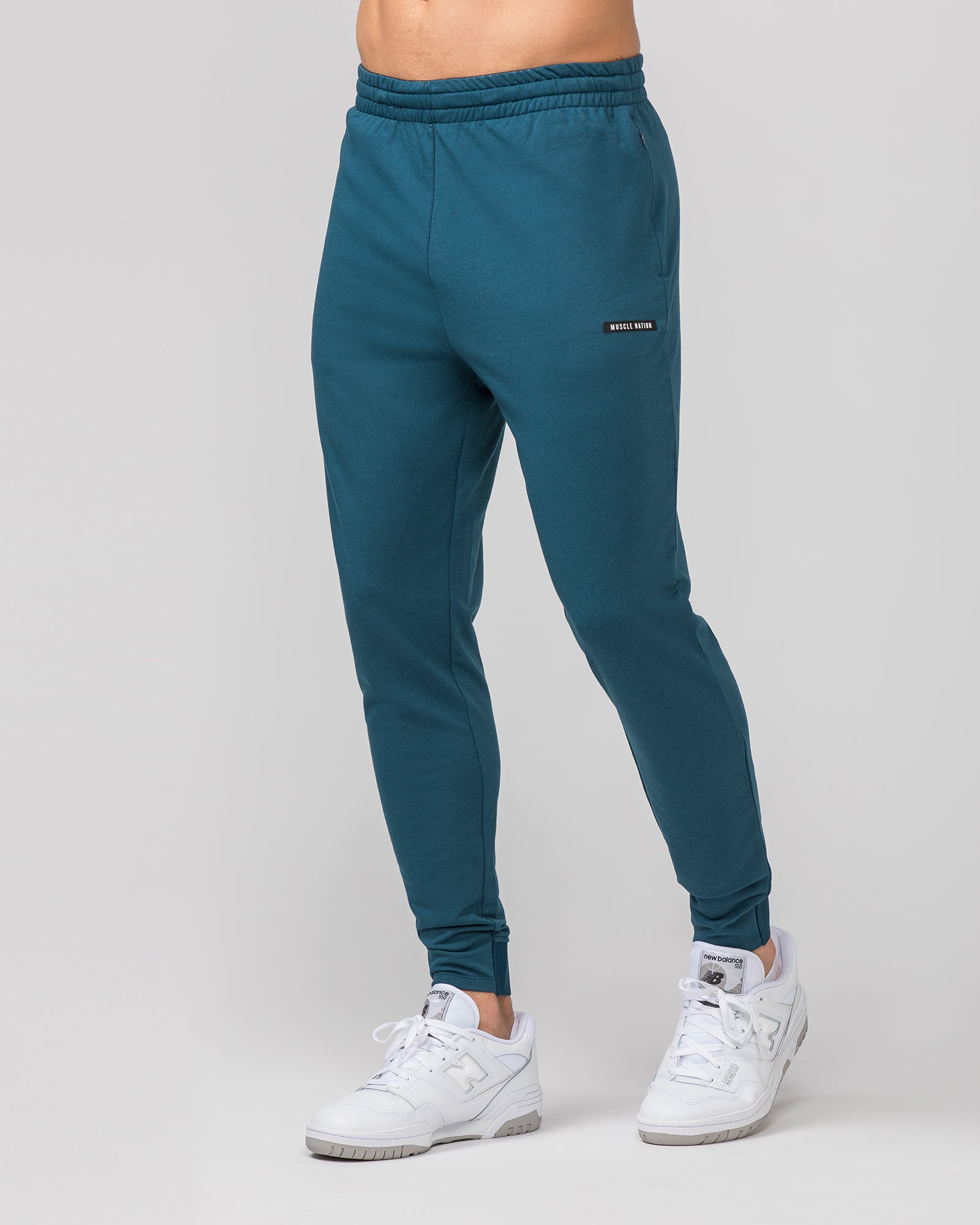 Legacy Training Tapered Jogger - Tidal Teal-Tracksuits-S-032452TIDALTEAL-S-MNAPPRL31229-3-Muscle Nation