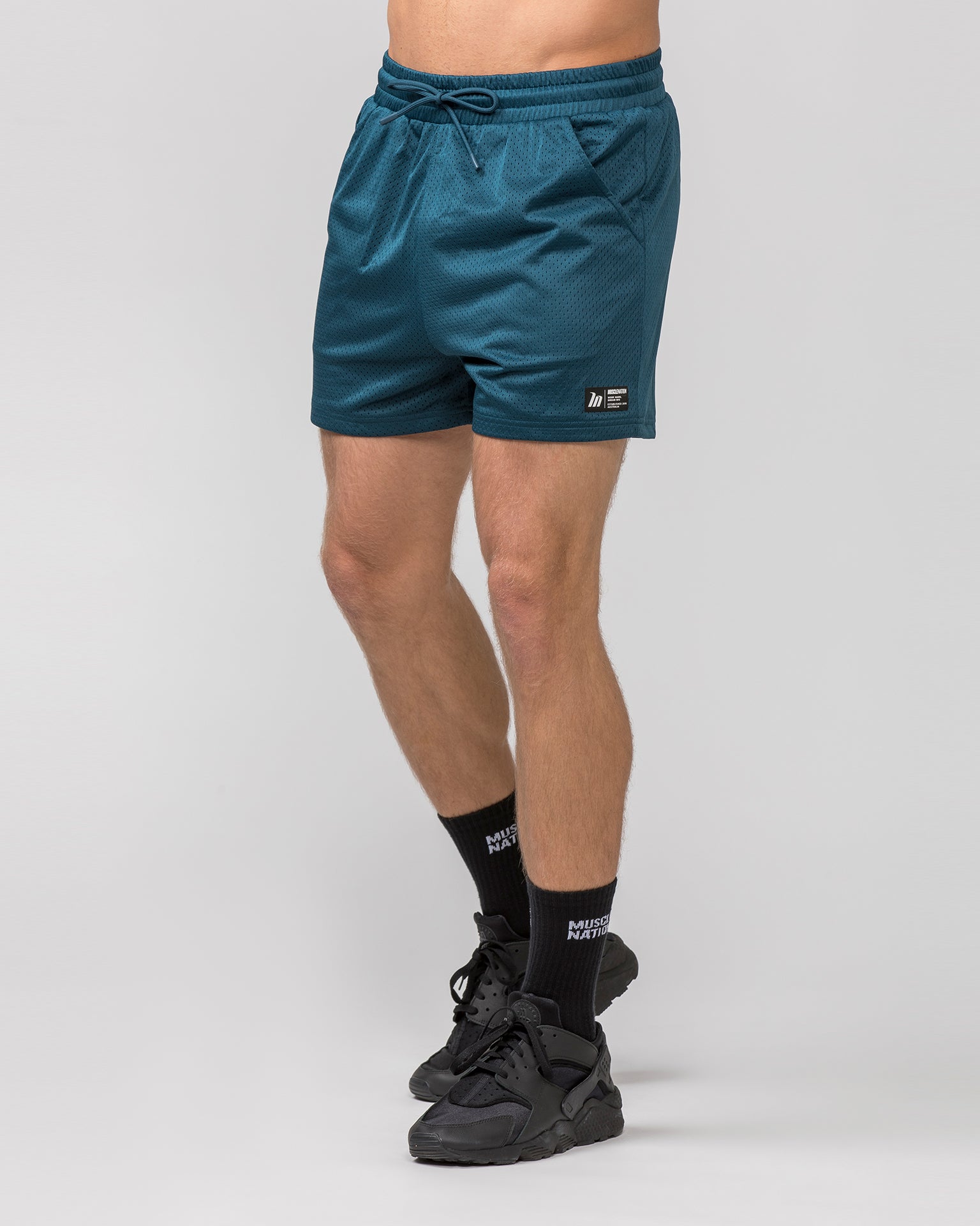 Lay Up 3.5" Shorts - Tidal Teal-Shorts-S-112342TIDALTEAL-S-MNAPPRL30733-3-Muscle Nation