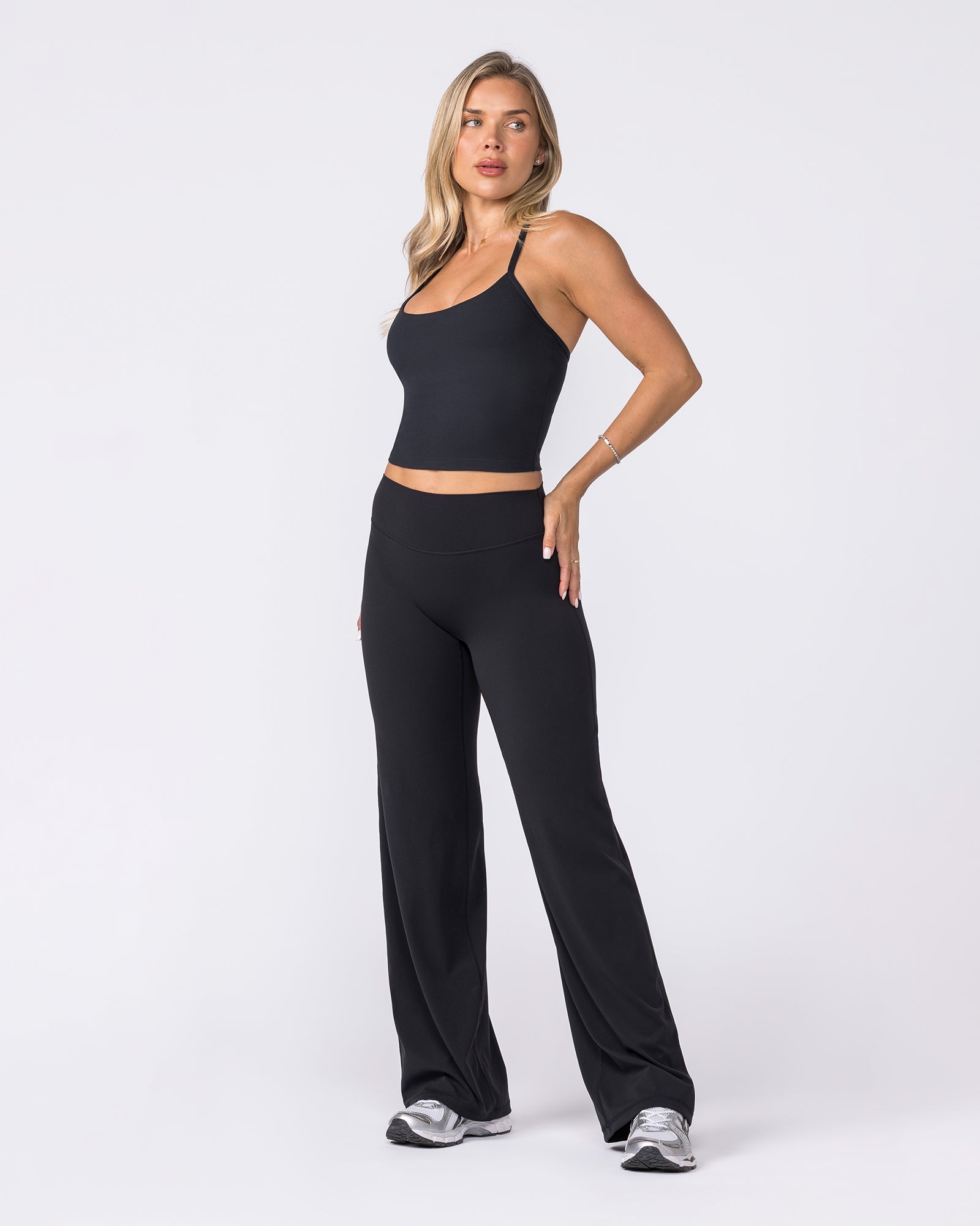 Stride Bra Tank - Black-Singlets & Tanks-XXS-042613BLK-XXS-MNAPPRL50144-6-Muscle Nation