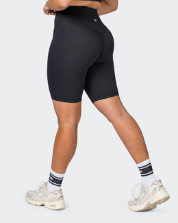 Ultra Signature Referee Length Shorts - Black-Shorts-XXS-052306BLK-XXS-MNAPPRL24657-1-Muscle Nation