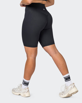 Ultra Signature Referee Length Shorts - Black-Shorts-XXS-052306BLK-XXS-MNAPPRL24657-1-Muscle Nation
