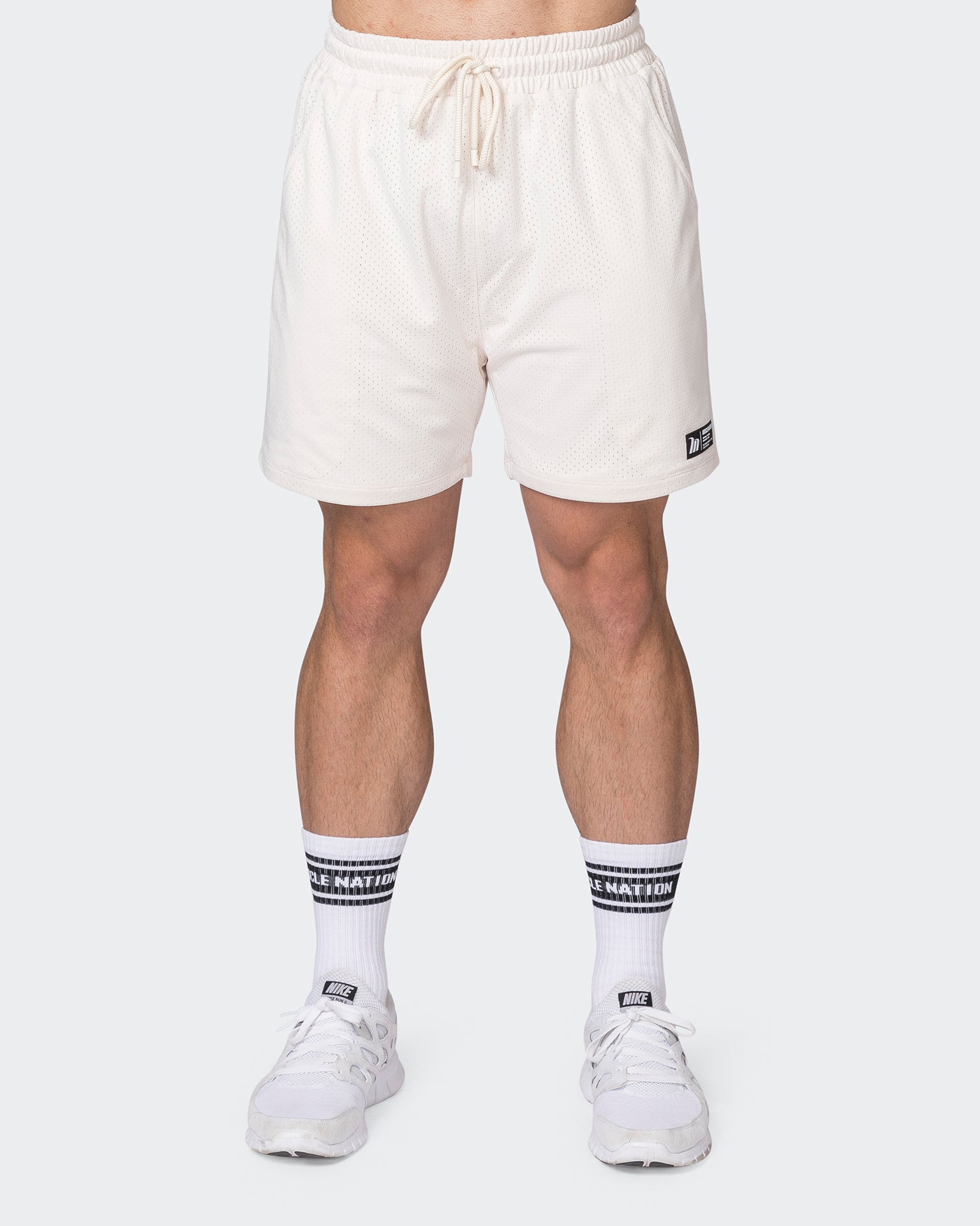 Lay Up 5" Shorts - Travertine-Shorts-S-052331TRAV-S-MNAPPRL25135-2-Muscle Nation