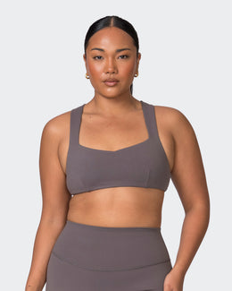 Pulse Bralette - Peppercorn-Bralettes-XS-052302PPCRN-XS-MNAPPRL24444-1-Muscle Nation