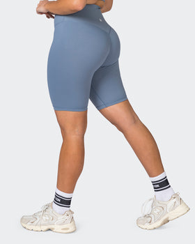 Ultra Signature Referee Length Shorts - Stone Blue-Shorts-XXS-052306STNBLU-XXS-MNAPPRL24684-1-Muscle Nation