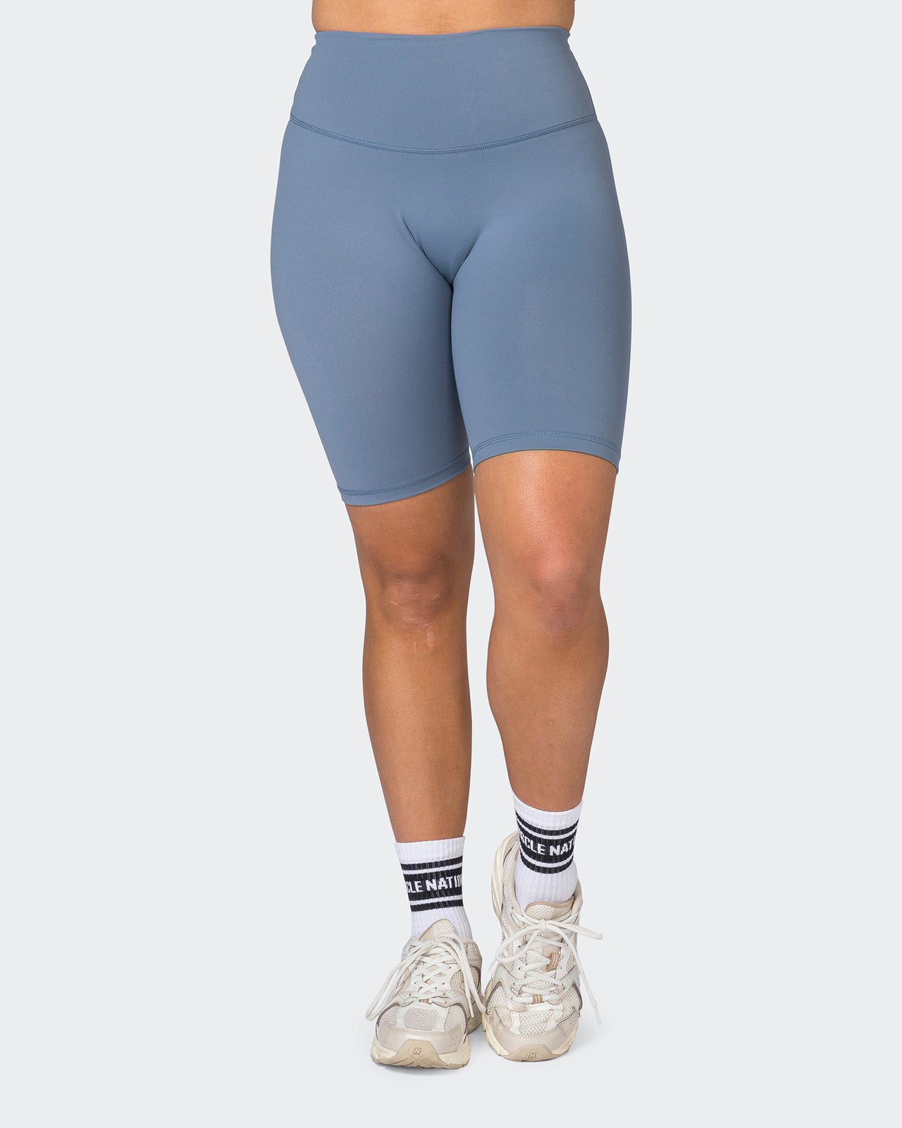 Ultra Signature Referee Length Shorts - Stone Blue-Shorts-XXS-052306STNBLU-XXS-MNAPPRL24684-2-Muscle Nation