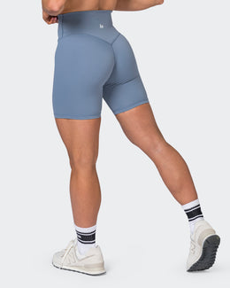 Ultra Signature Bike Shorts - Stone Blue-Shorts-XXS-052305STNBLU-XXS-MNAPPRL24621-1-Muscle Nation