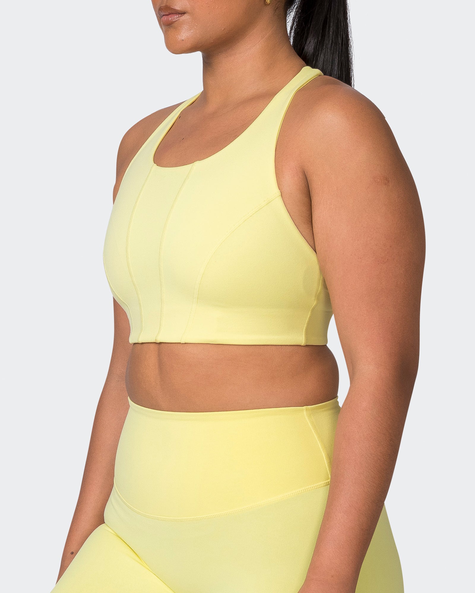 Snatched Bra - Sunny Lime-Sports Bras-XS-052301SNYLM-XS-MNAPPRL24420-3-Muscle Nation