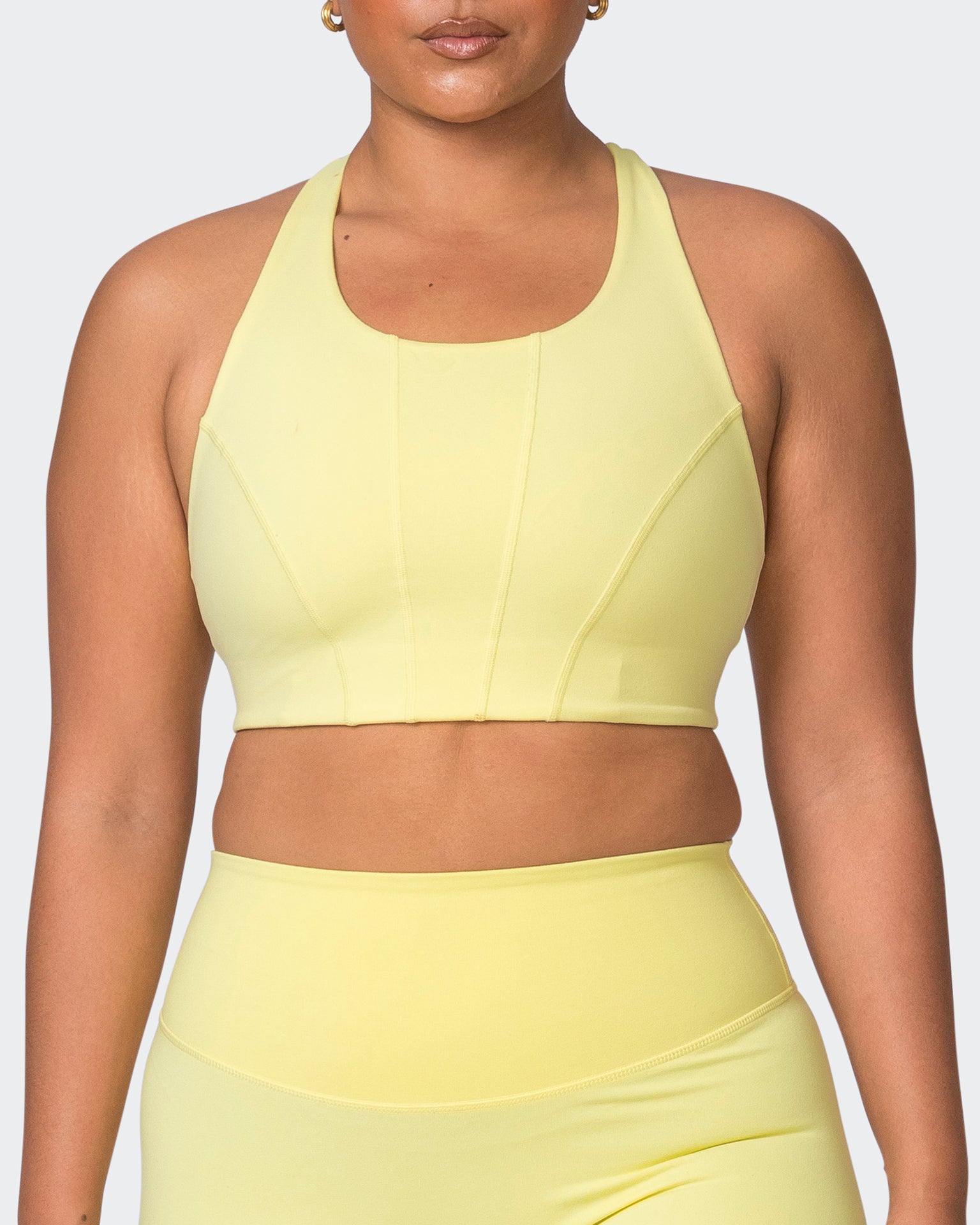 Snatched Bra - Sunny Lime-Sports Bras-XS-052301SNYLM-XS-MNAPPRL24420-2-Muscle Nation