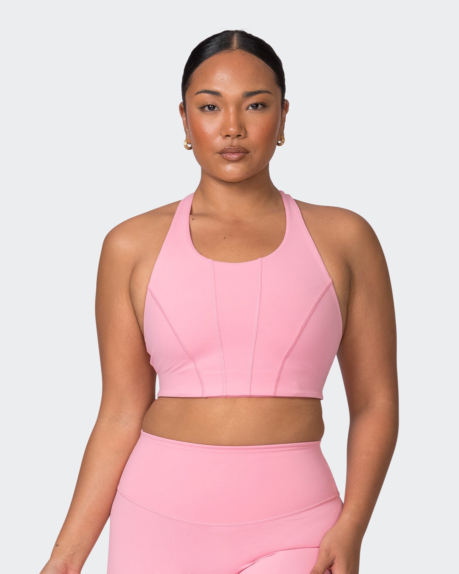 Snatched Bra - Strawberry Pink-Sports Bras-XS-052301STWBRPIK-XS-MNAPPRL24412-1-Muscle Nation