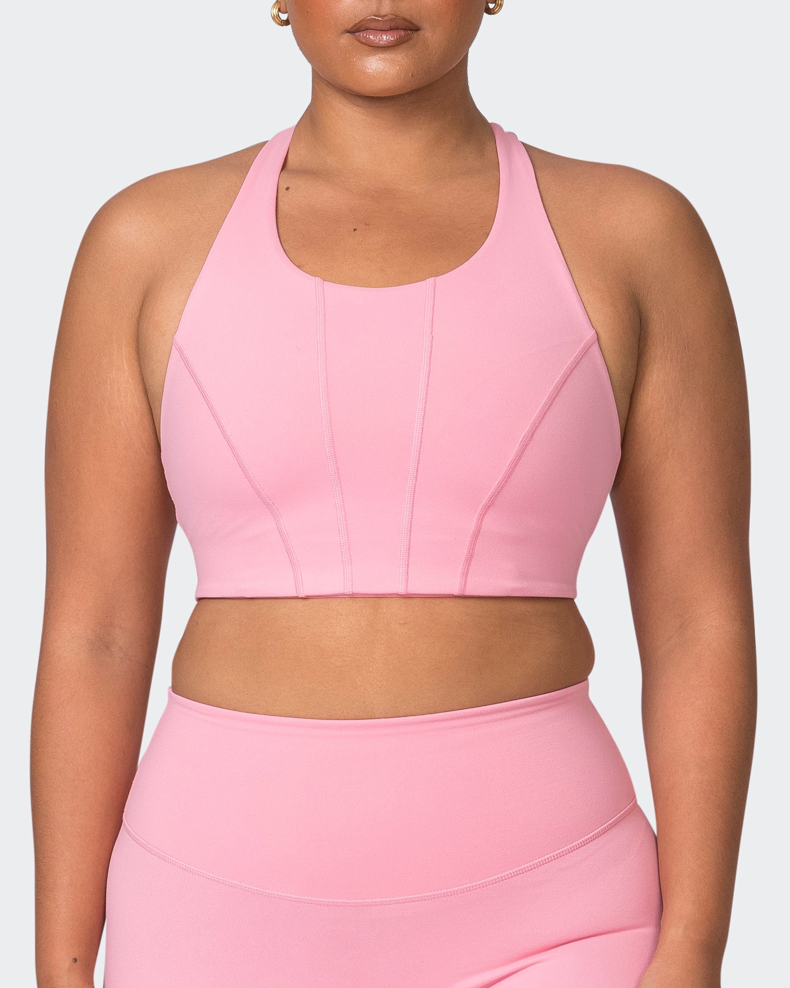 Snatched Bra - Strawberry Pink-Sports Bras-XS-052301STWBRPIK-XS-MNAPPRL24412-2-Muscle Nation