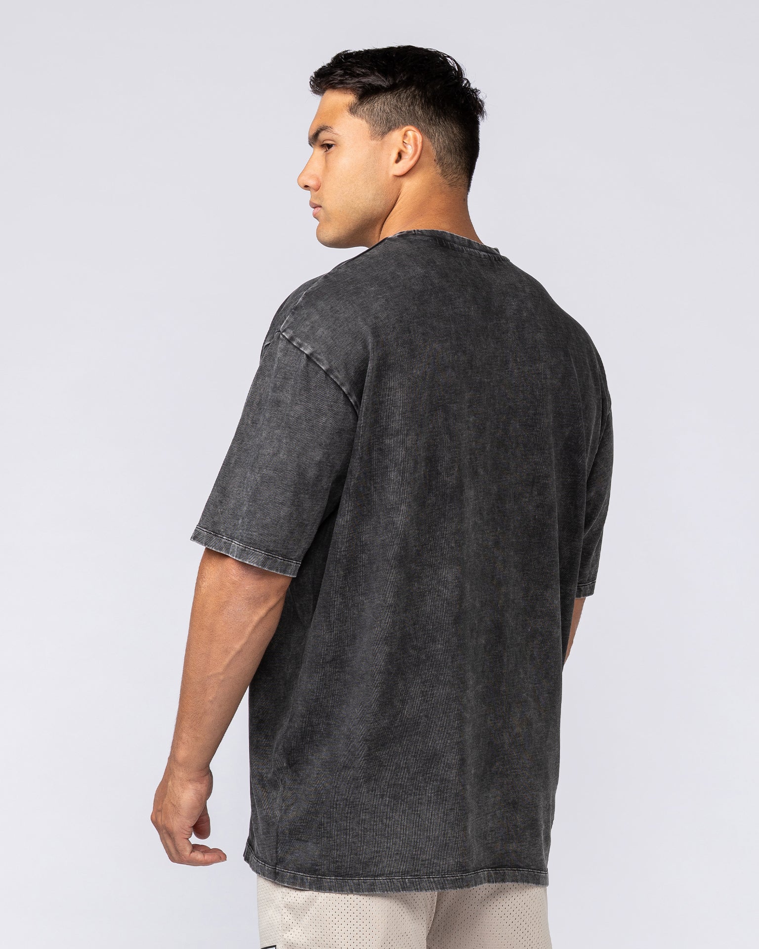 Take Flight Vintage Oversized Tee - Washed Black-T-Shirts-XS-082535WSHBLK-XS-MNAPPRL43993-3-Muscle Nation