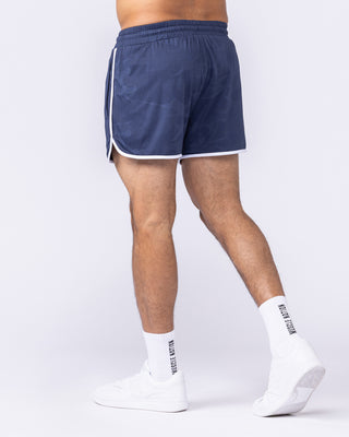 Tech Camo Retro Shorts - Navy Camo-Shorts-S-112550NVYCAMO-S-MNAPPRL47111-2-Muscle Nation