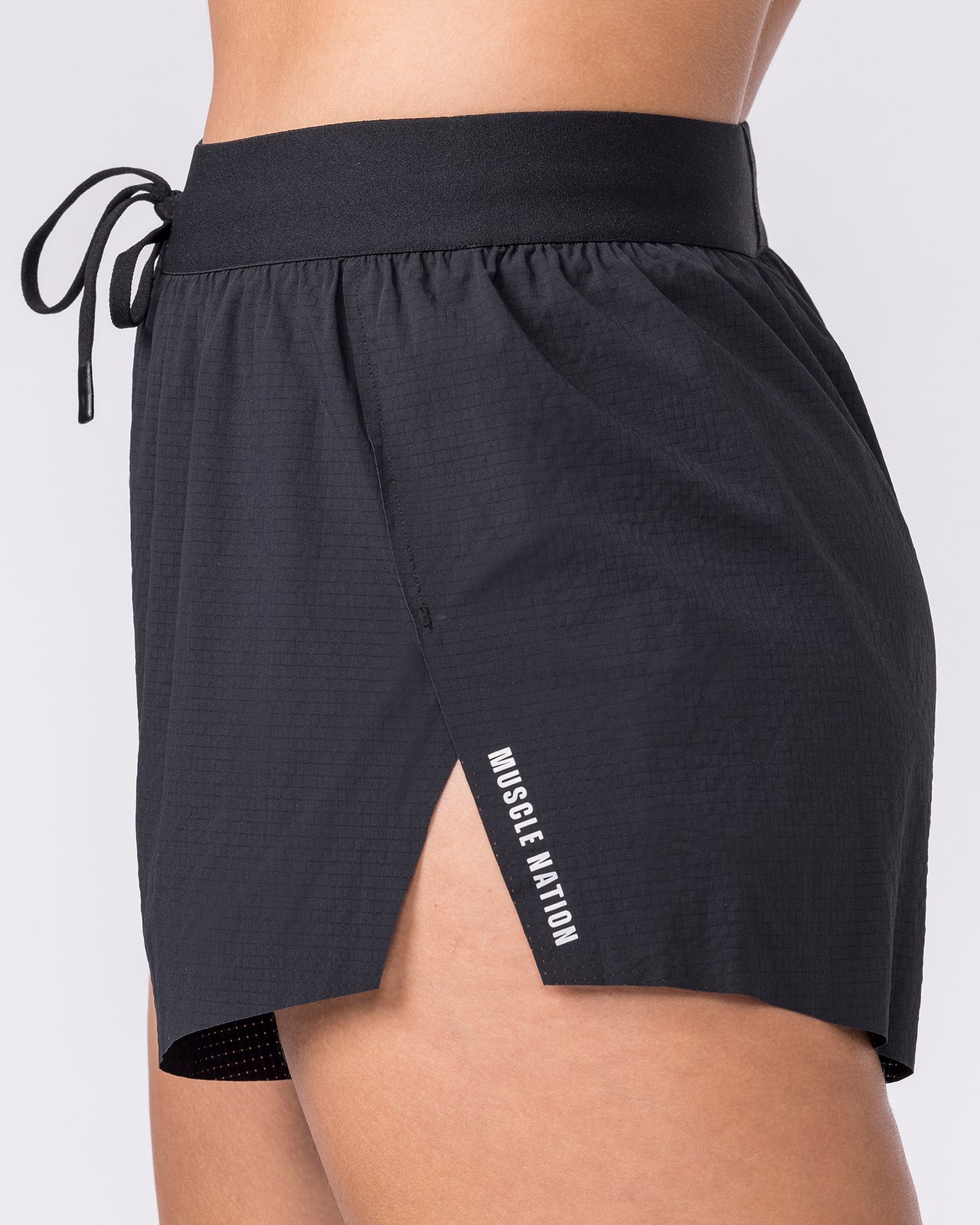 Tempo 3" Run Shorts - Black-Shorts-XXS-032650BLK-XXS-MNAPPRL49350-6-Muscle Nation