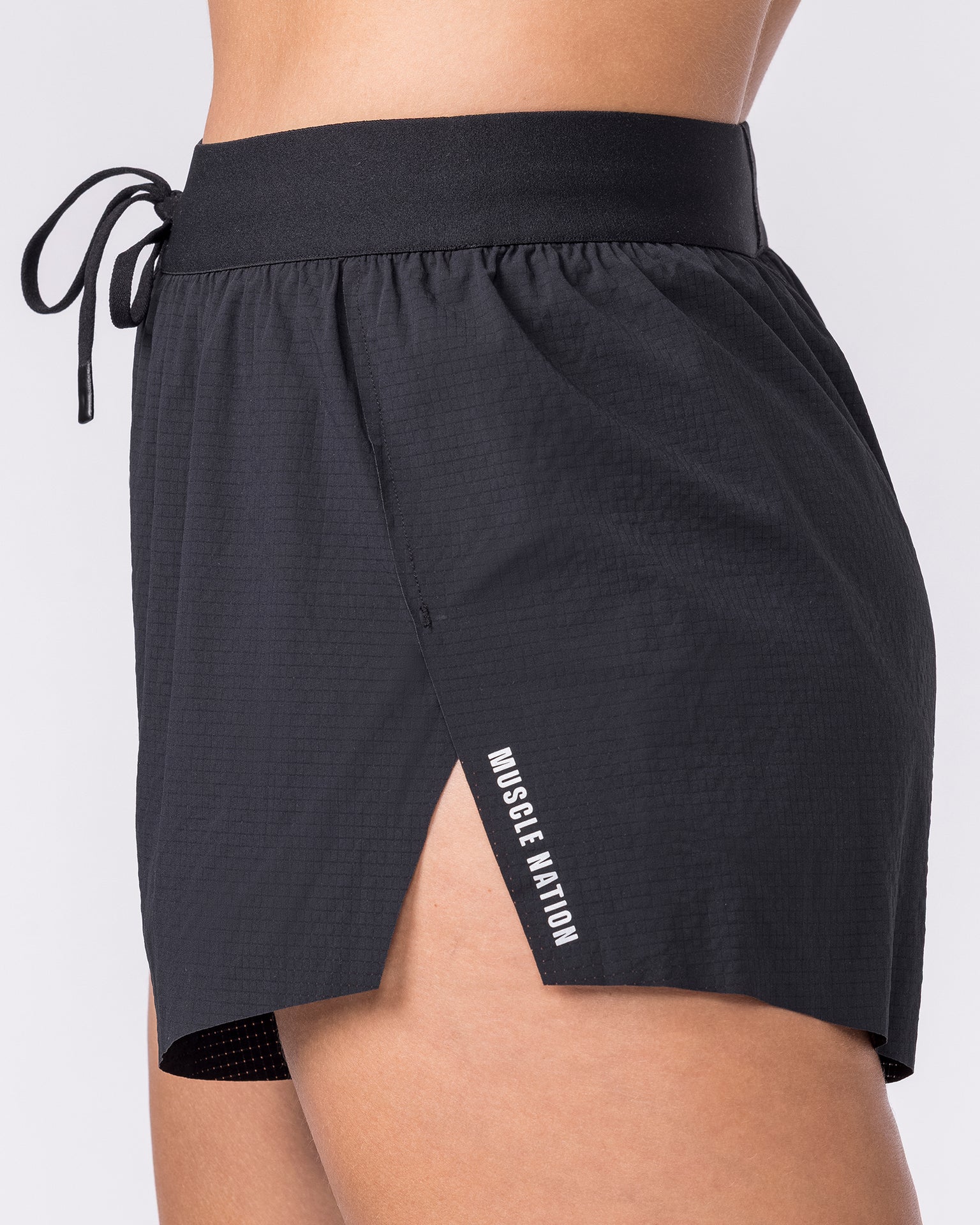 Tempo 3" Run Shorts - Black-Shorts-XXS-032650BLK-XXS-MNAPPRL49350-6-Muscle Nation