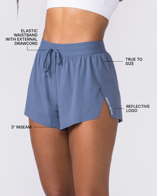 Tempo 3" Run Shorts - Arctic-Shorts-XXS-032650ARCTIC-XXS-MNAPPRL49368-2-Muscle Nation