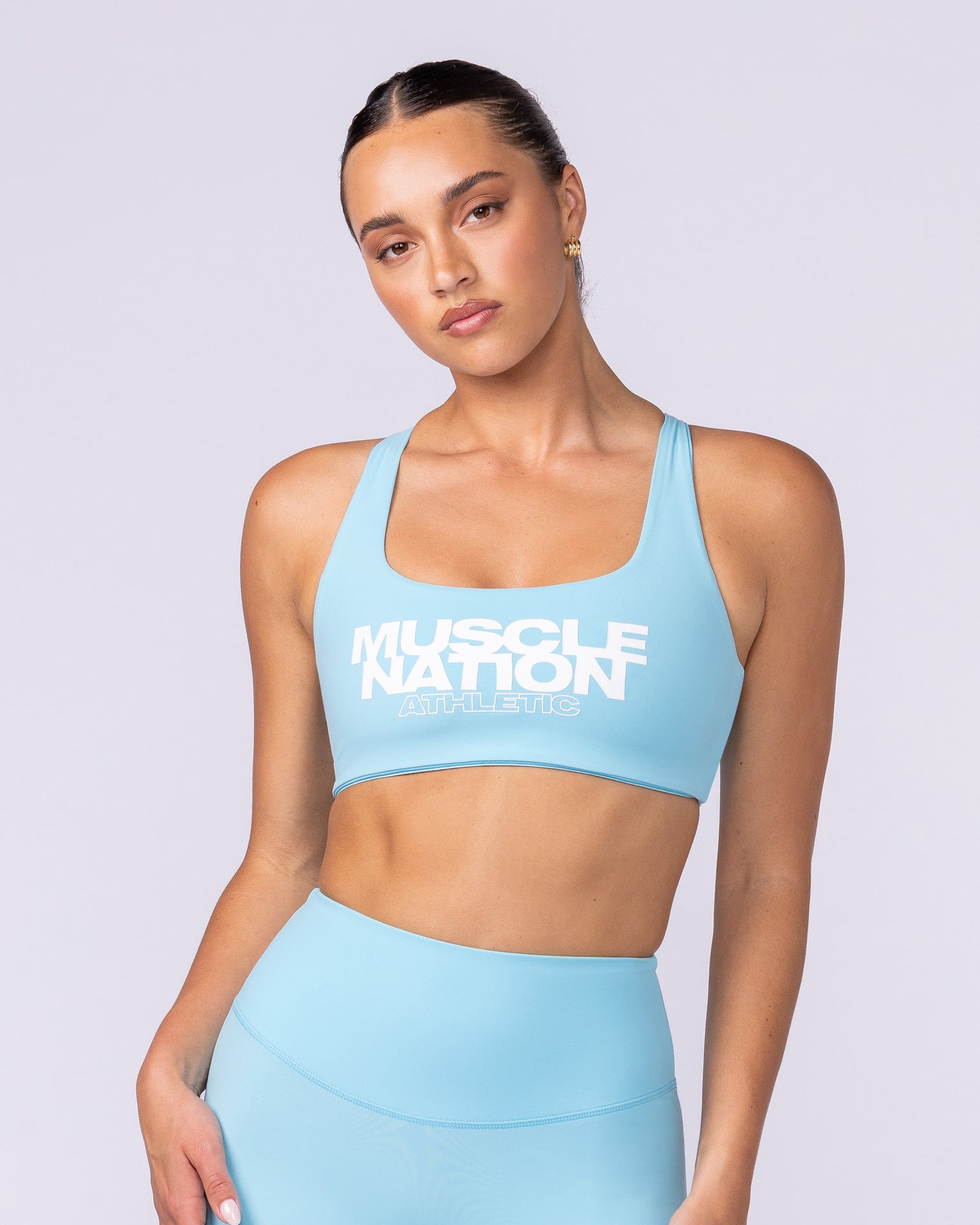 Traction Bra - Lagoon-Sports Bras-XXS-1125105LGN-XXS-MNAPPRL46646-1-Muscle Nation