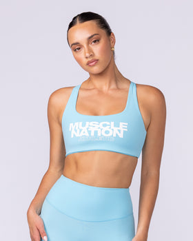 Traction Bra - Lagoon-Sports Bras-XXS-1125105LGN-XXS-MNAPPRL46646-1-Muscle Nation