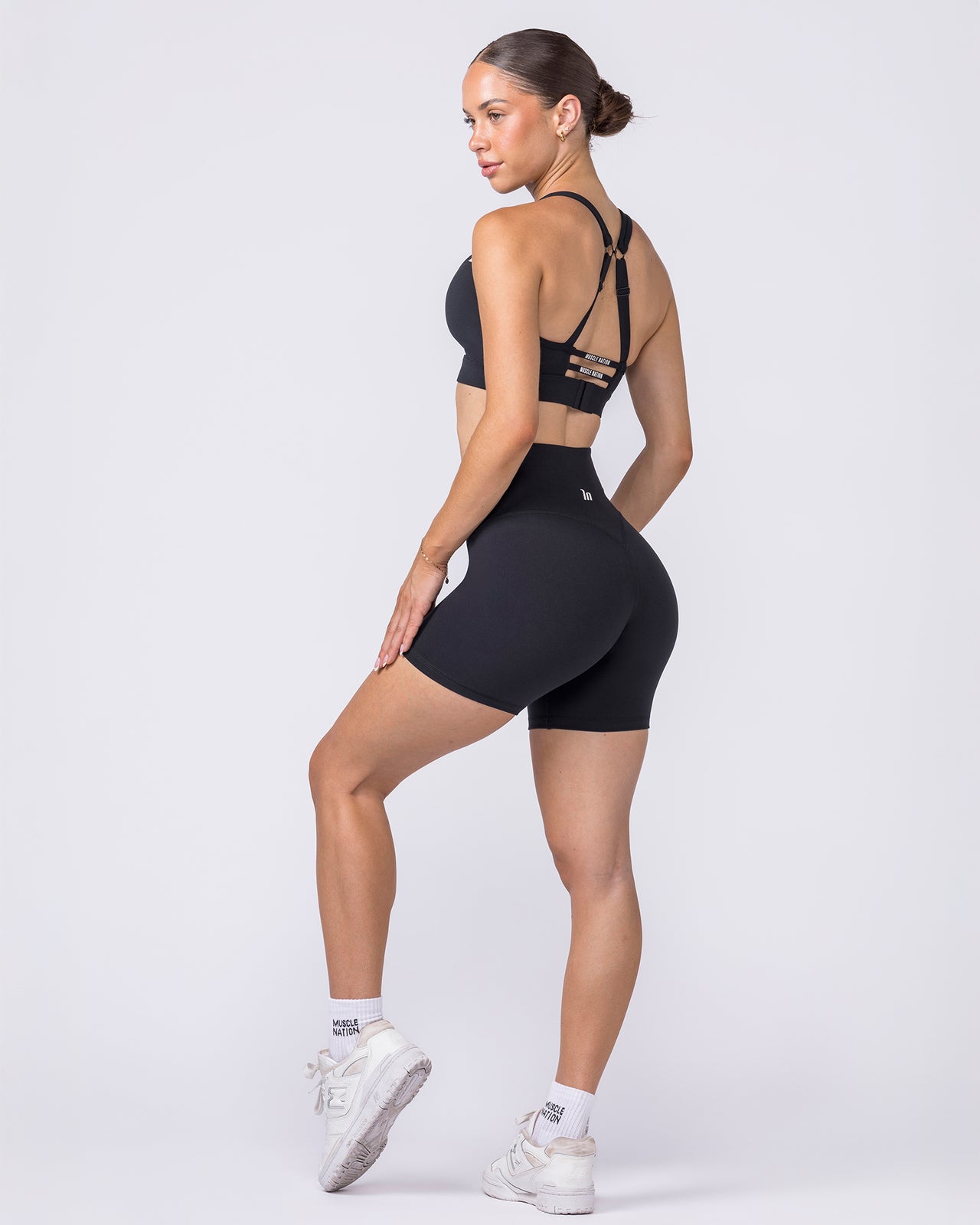 Unrivalled Bare Bike Shorts - Black-Shorts-XXS-022632BLK-XXS-MNAPPRL48744-10-Muscle Nation
