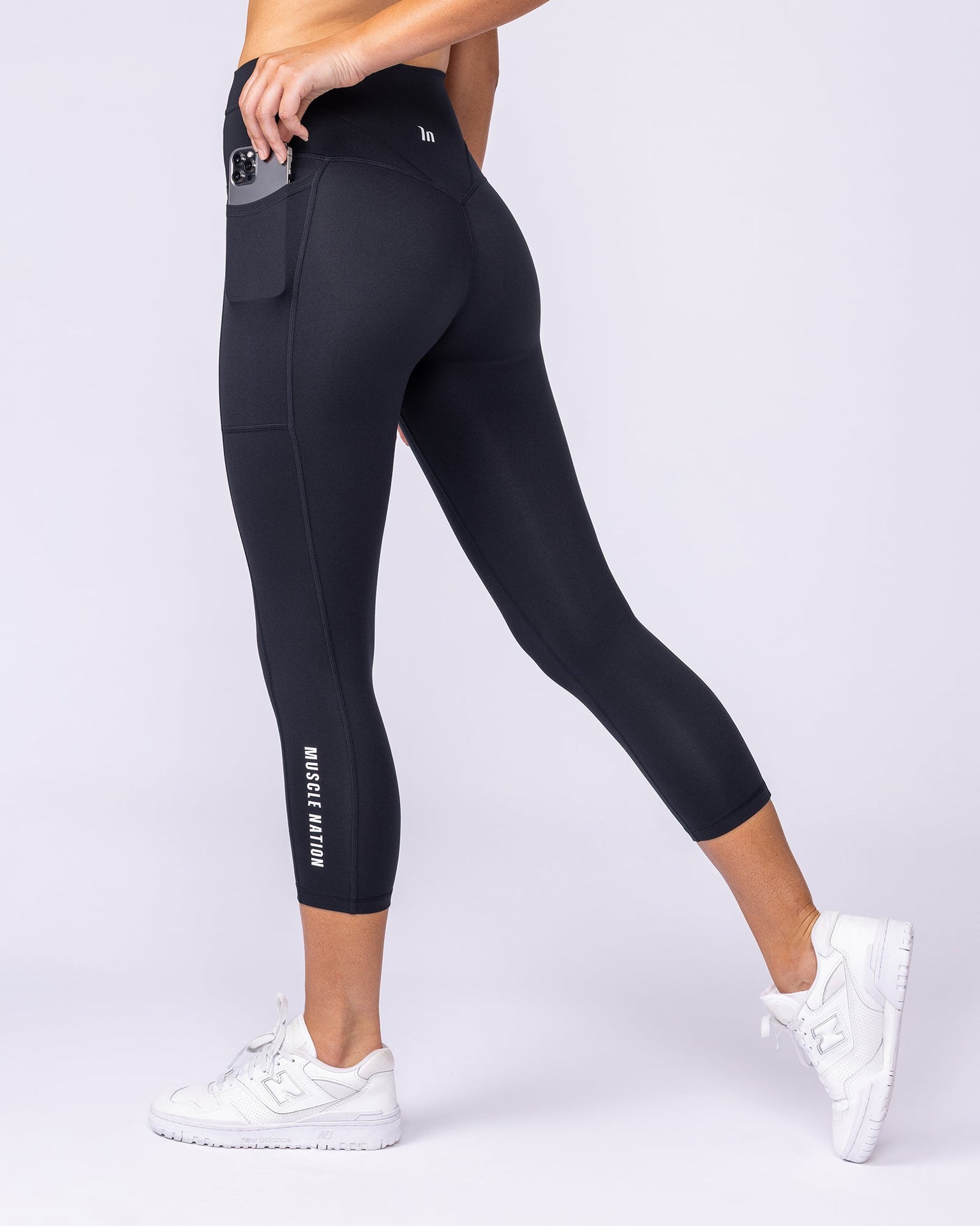 Unrivalled Everyday Pocket 7/8 Leggings - Black-Leggings-XXS-1125117BLK-XXS-MNAPPRL46714-1-Muscle Nation