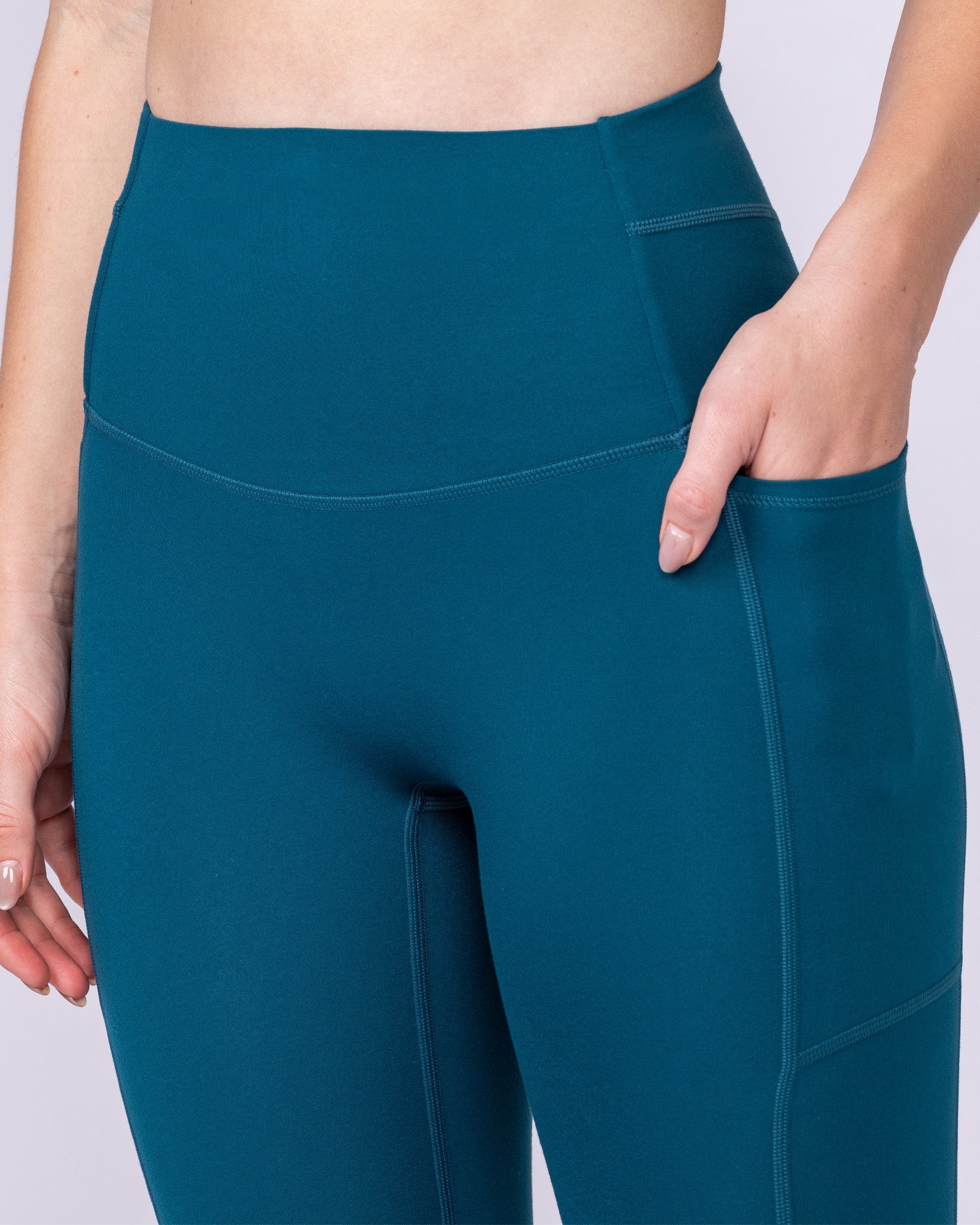 Unrivalled Everyday Pocket 7/8 Leggings - Dark Marine-Leggings-XXS-1125117DRKMRN-XXS-MNAPPRL46723-5-Muscle Nation