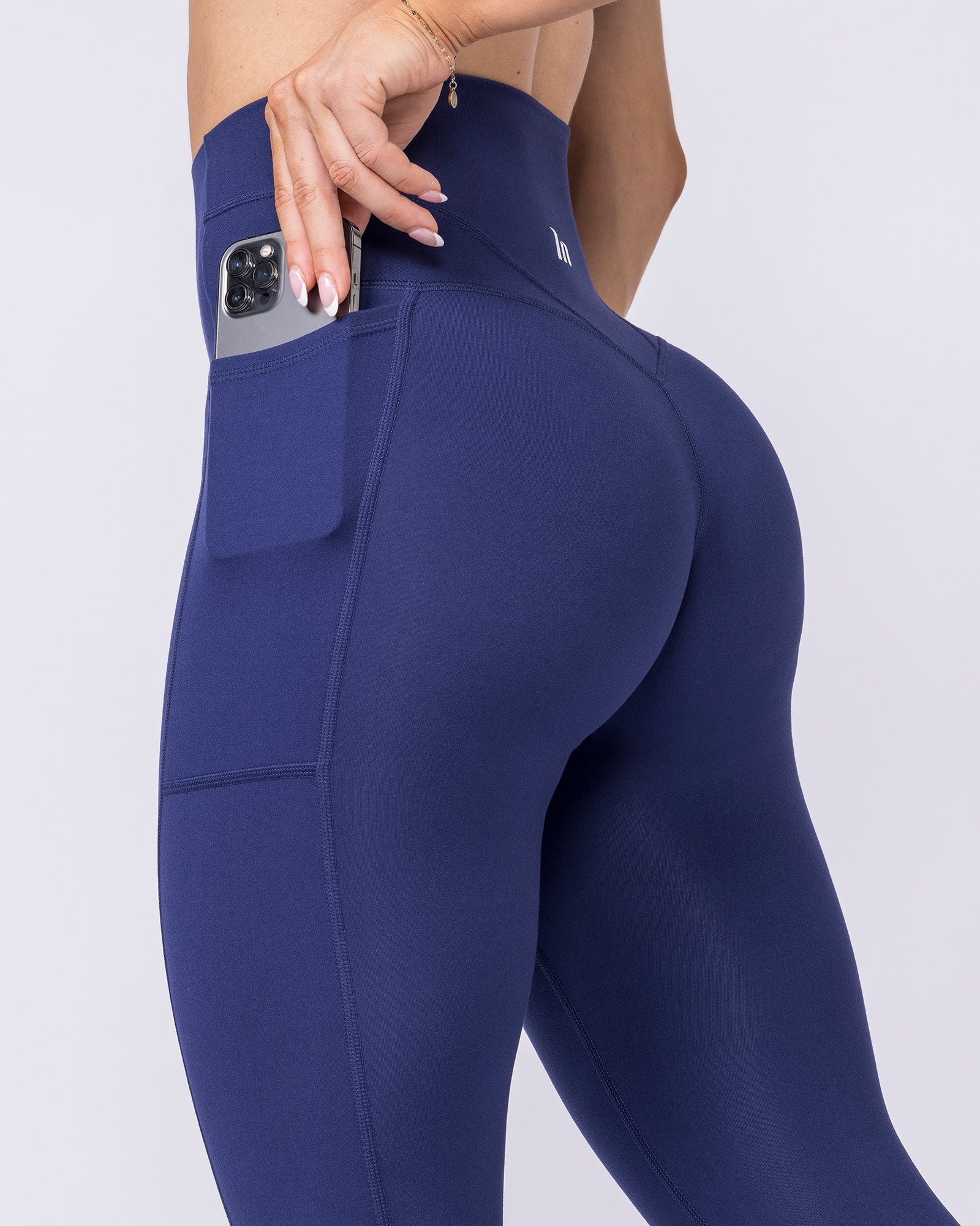 Unrivalled Everyday Pocket Ankle Leggings - Classic Navy-Leggings-XXS-022611CNAVY-XXS-MNAPPRL48515-5-Muscle Nation