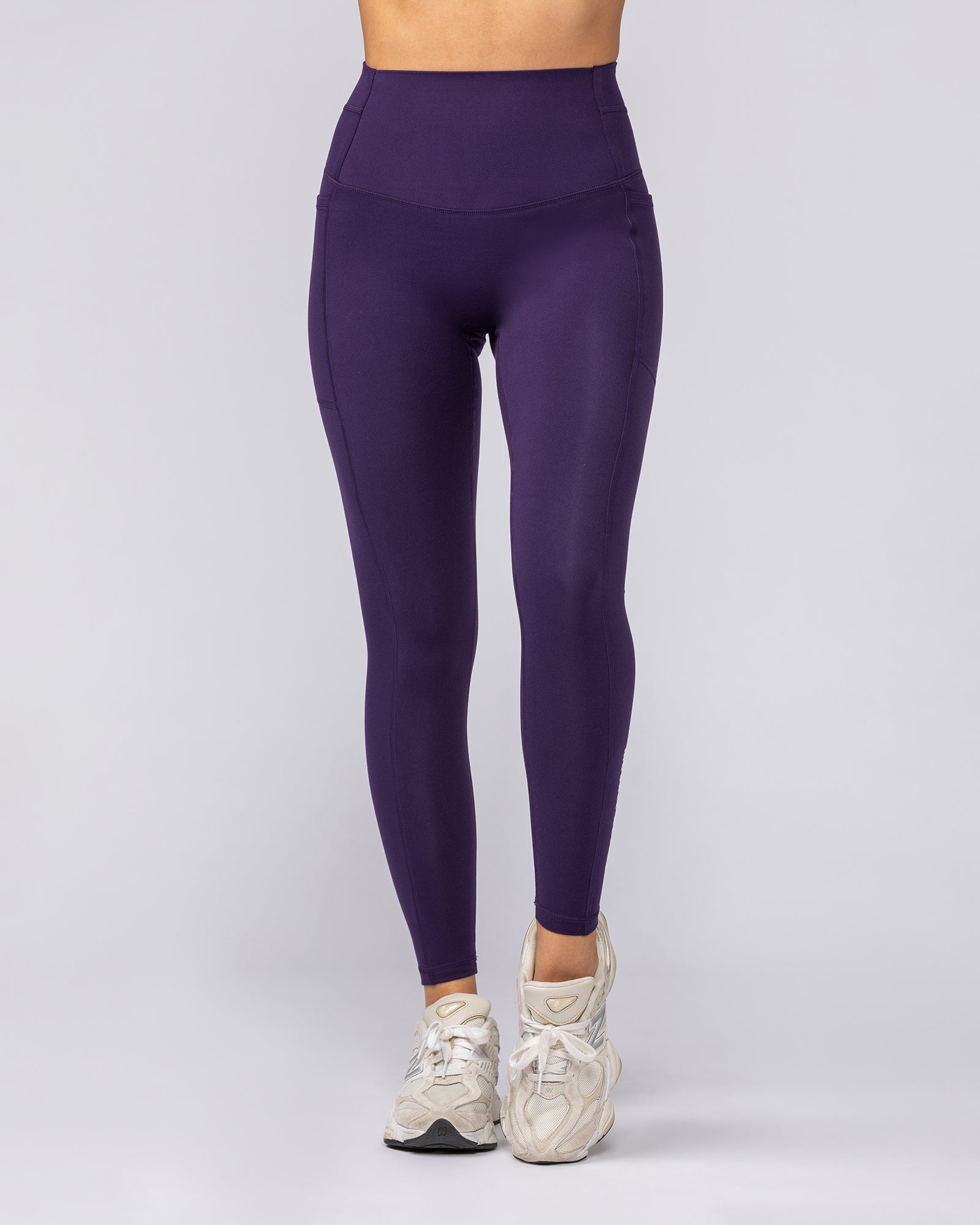 Unrivalled Everyday Pocket Ankle Leggings - Dark Purple-Leggings-XXS-092503DRKPUR-XXS-MNAPPRL44465-2-Muscle Nation