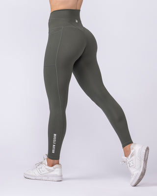 Unrivalled Everyday Pocket Ankle Leggings - Eucalyptus-Leggings-XXS-022611EUYPTS-XXS-MNAPPRL48497-1-Muscle Nation