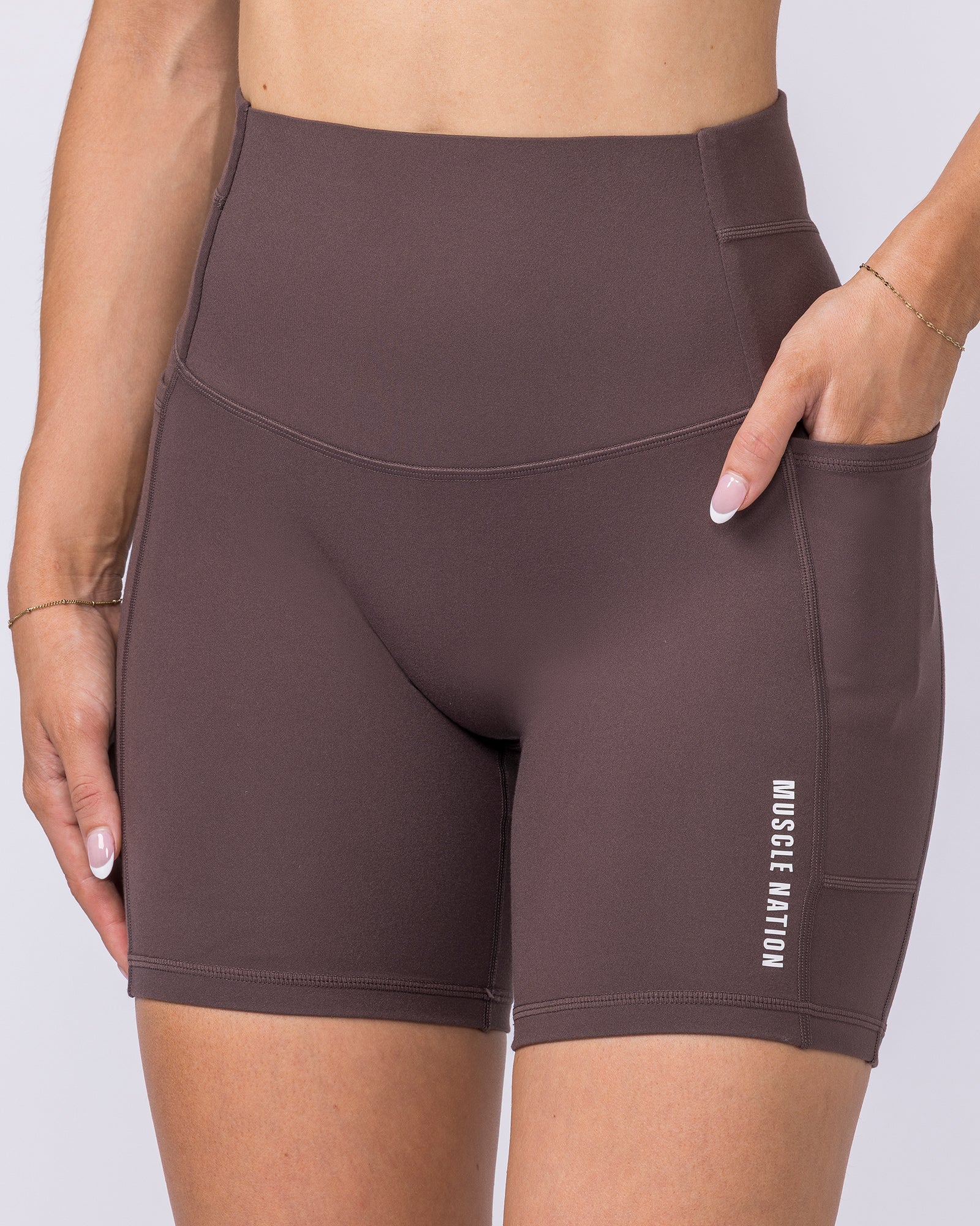 Unrivalled Everyday Pocket Bike Shorts - Cola-Shorts-XXS-022610COLA-XXS-MNAPPRL48479-6-Muscle Nation