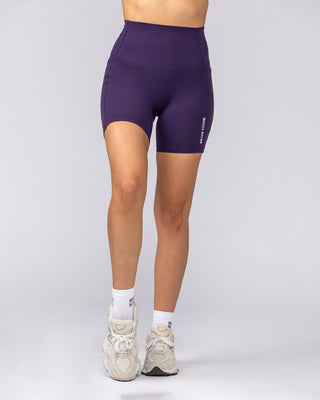 Unrivalled Everyday Pocket Bike Shorts - Dark Purple-Shorts-XXS-092502DRKPUR-XXS-MNAPPRL44447-2-Muscle Nation