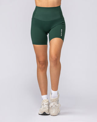 Unrivalled Everyday Pocket Bike Shorts - Forest Green-Shorts-XXS-092502FRSGRN-XXS-MNAPPRL44456-2-Muscle Nation